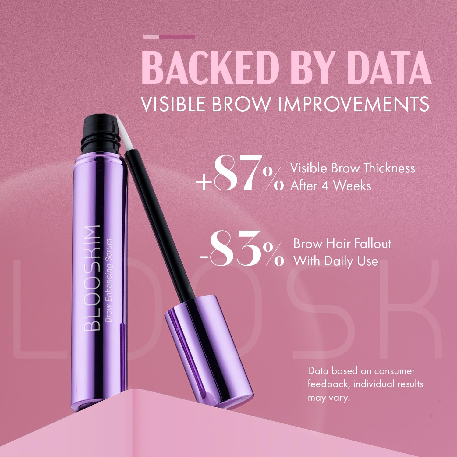 Blooskim Eyebrow Growth Serum – Fuller Brows for Women & Men