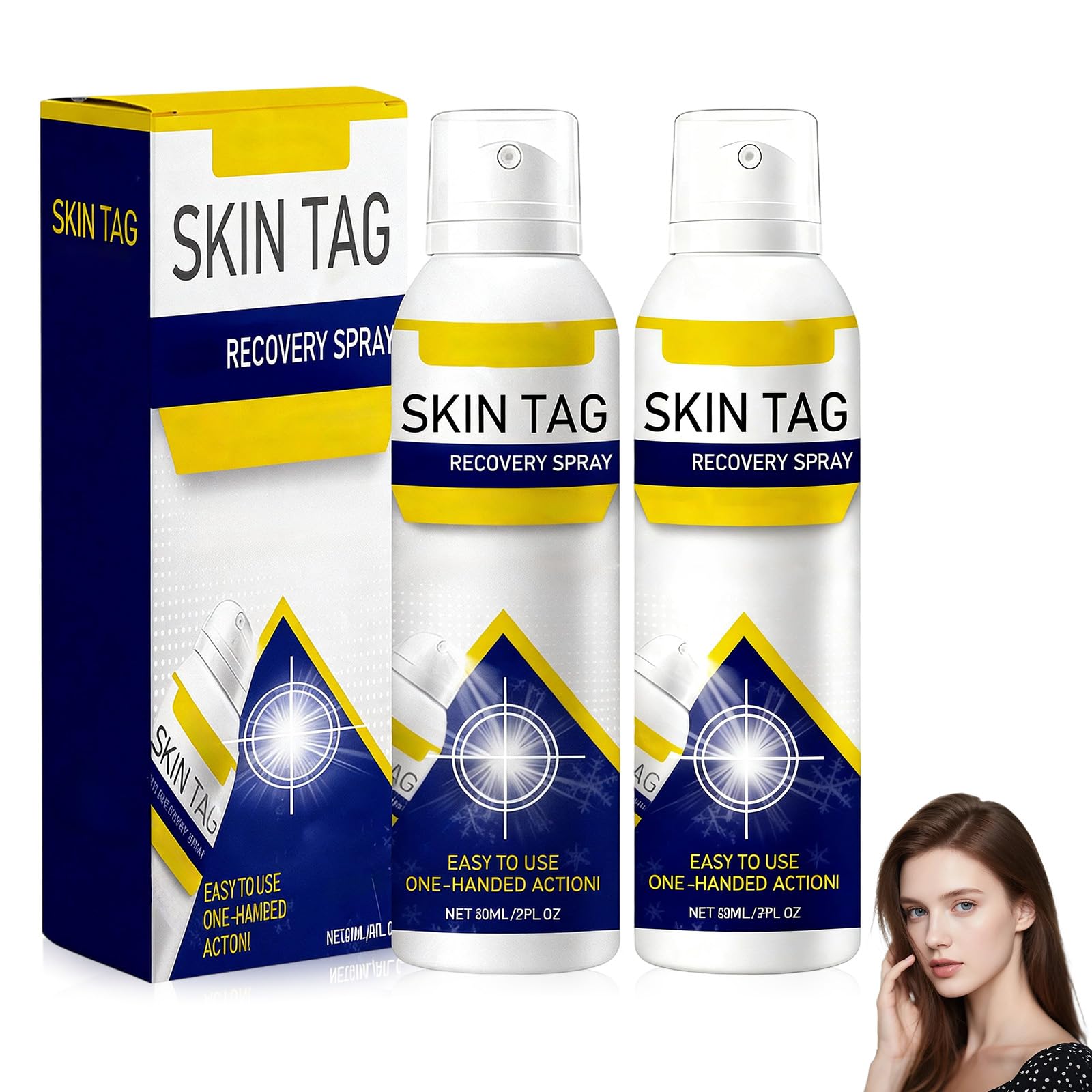BLOWADM ChillErase 2% Salicylic Acid Bump Renewal Spray – 2 Pcs