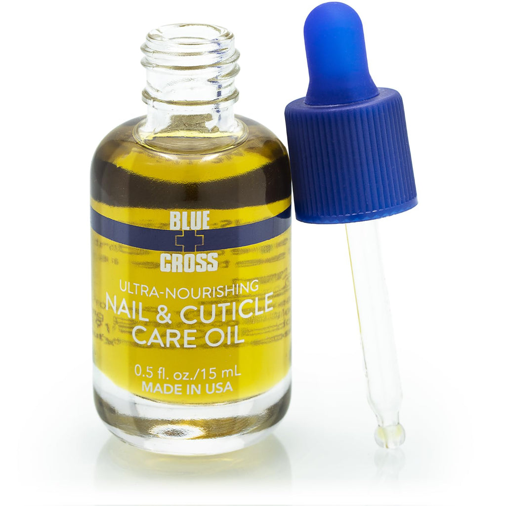 Blue Cross Cuticle Remover Cream & Nail Care Oil – 1oz Each, 2-Pack Gift Set, Made in USA