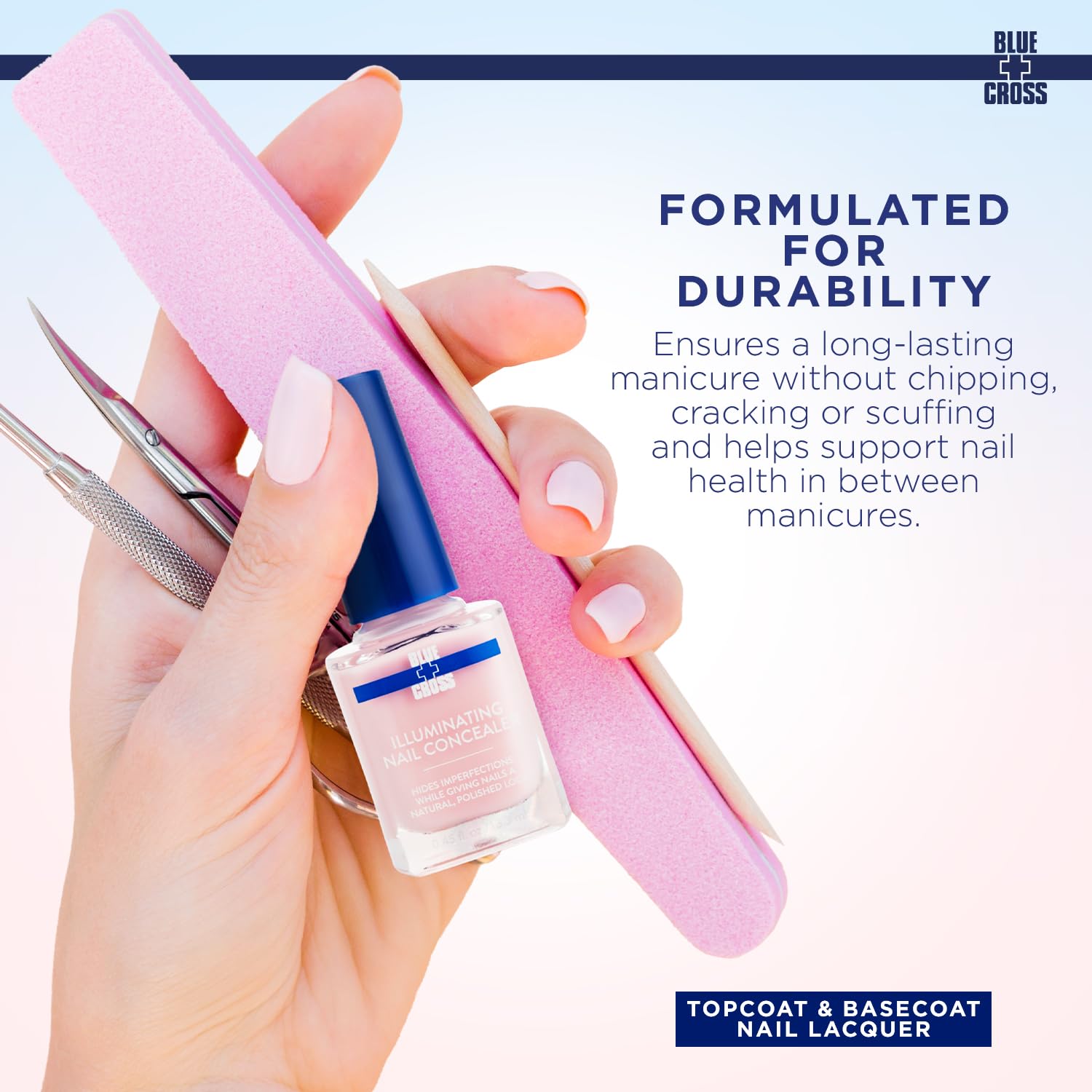 Blue Cross Illuminating Nail Concealer – 5 Minute Manicure, Made in USA
