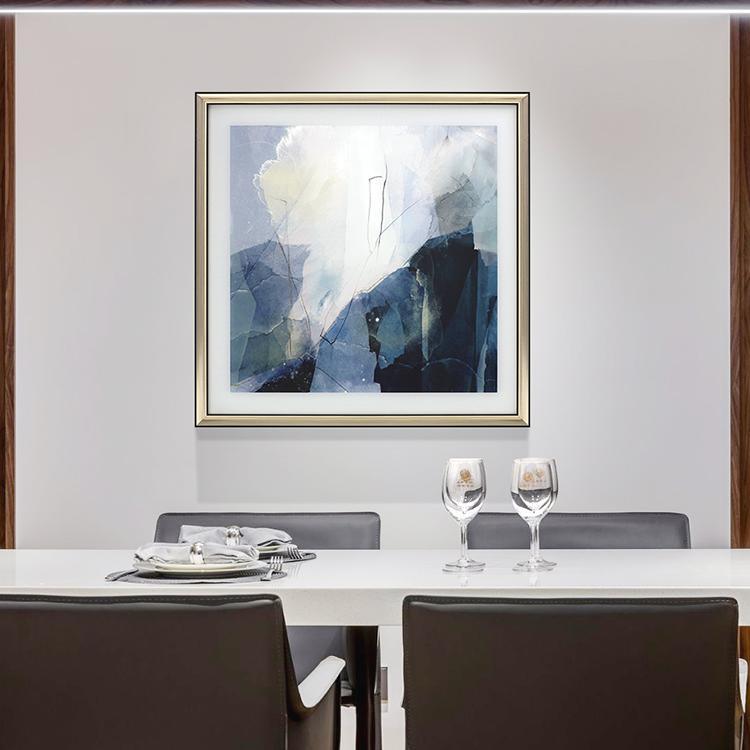 Blue Framed Wall Art Print 70*70cm