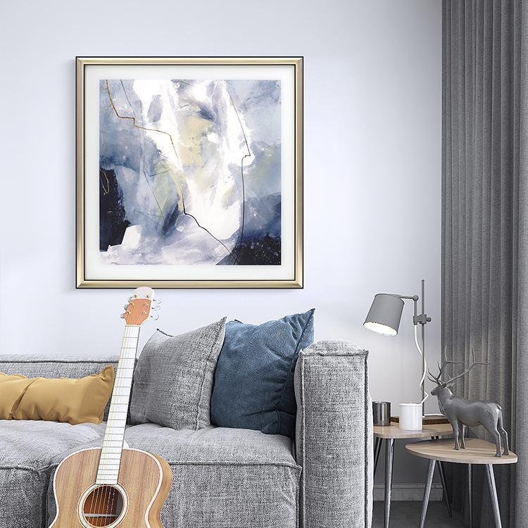 Blue Framed Wall Art Print 70*70cm