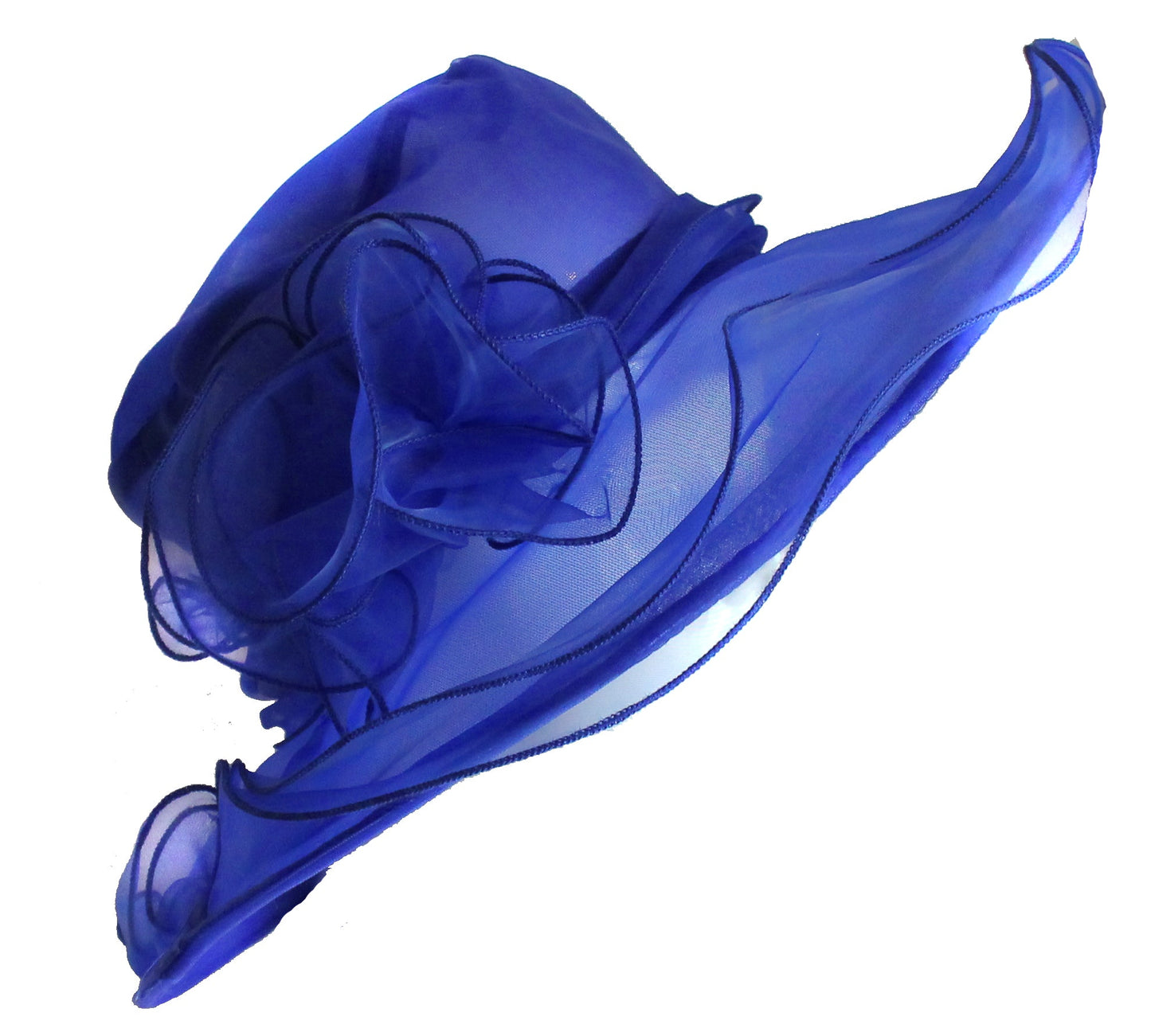 Large Organza Brin Hatinator Fascinator Hat
