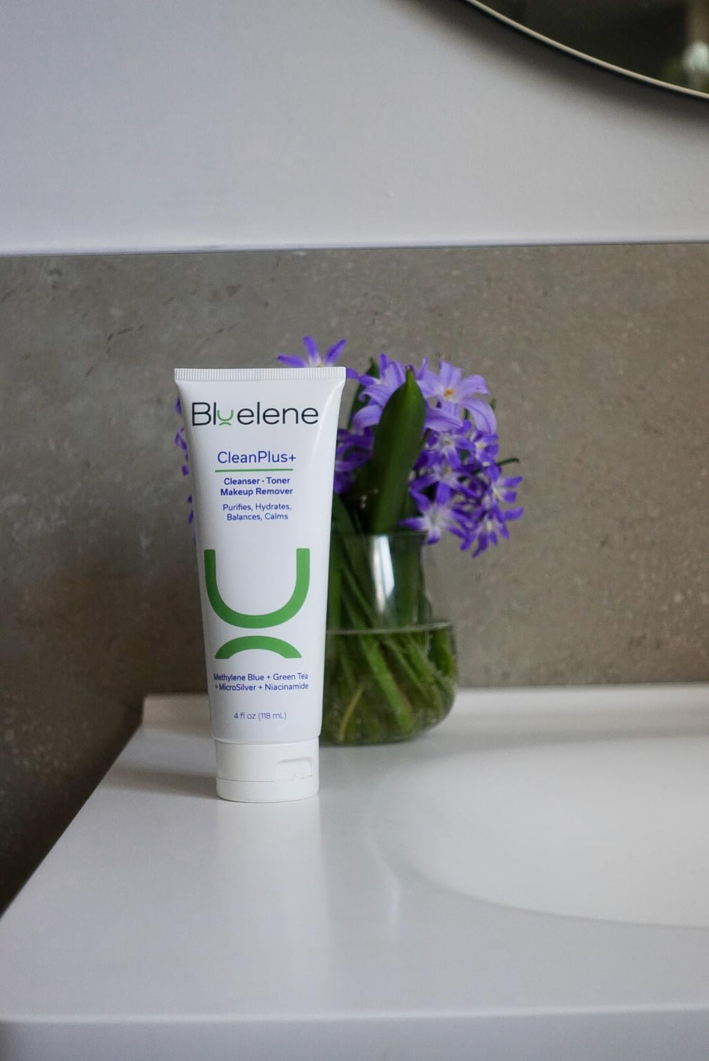 Bluelene CleanPlus+ Face Cleanser & Toner with Methylene Blue