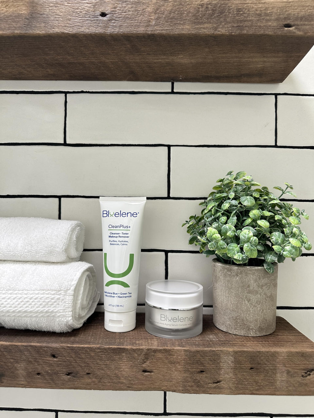 Bluelene CleanPlus+ Face Cleanser & Toner with Methylene Blue