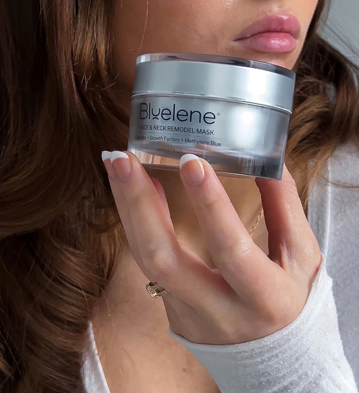 Bluelene Face & Neck Remodel Mask – Methylene Blue, Growth Factors, Peptides, Niacinamide (50ml)