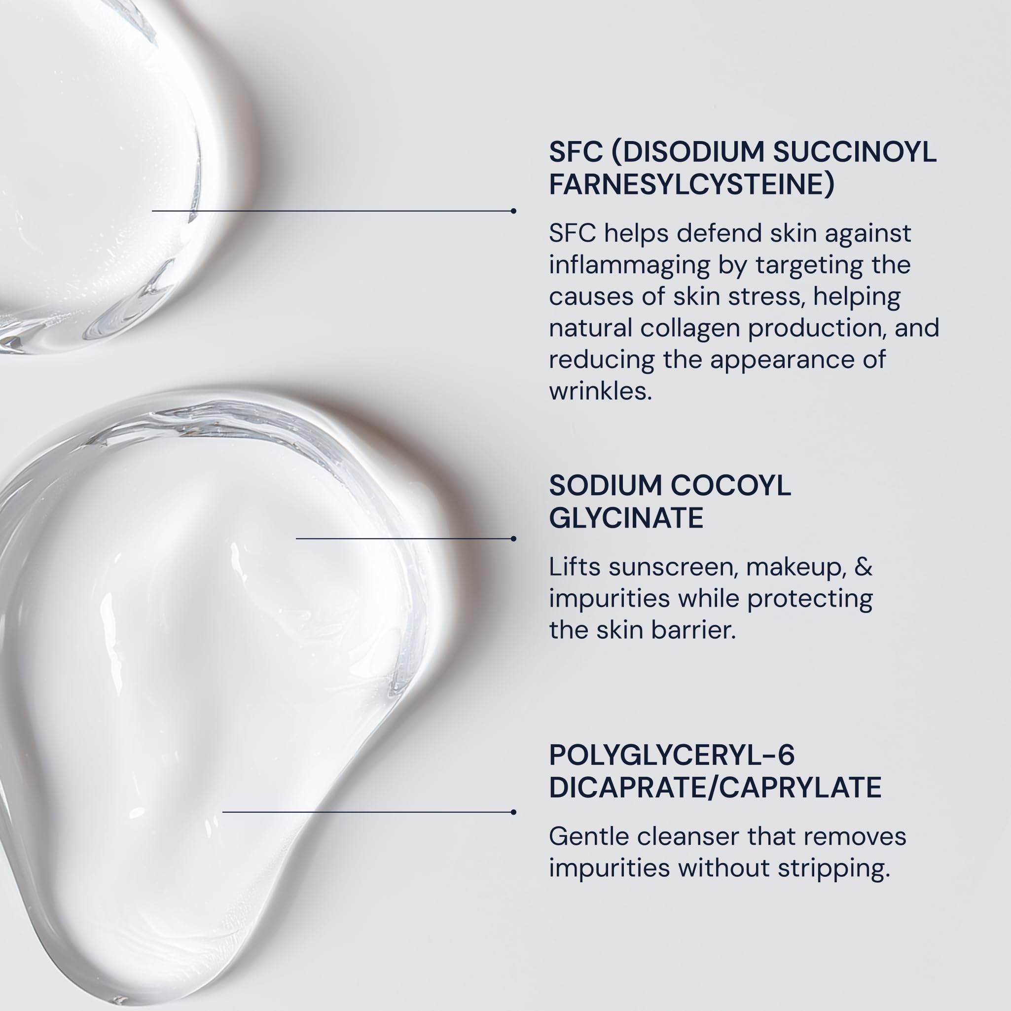 Blueprint Bryan Johnson Gentle Facial Cleanser with SFC & Hyaluronic Acid – Vegan, Fragrance-Free Gel Cleanser