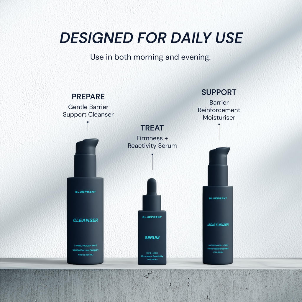 Blueprint Bryan Johnson Moisturizer with SFC & NMN – Age-Defying Face Cream for Firmness, Hydration & Barrier Repair (Fragrance Free)