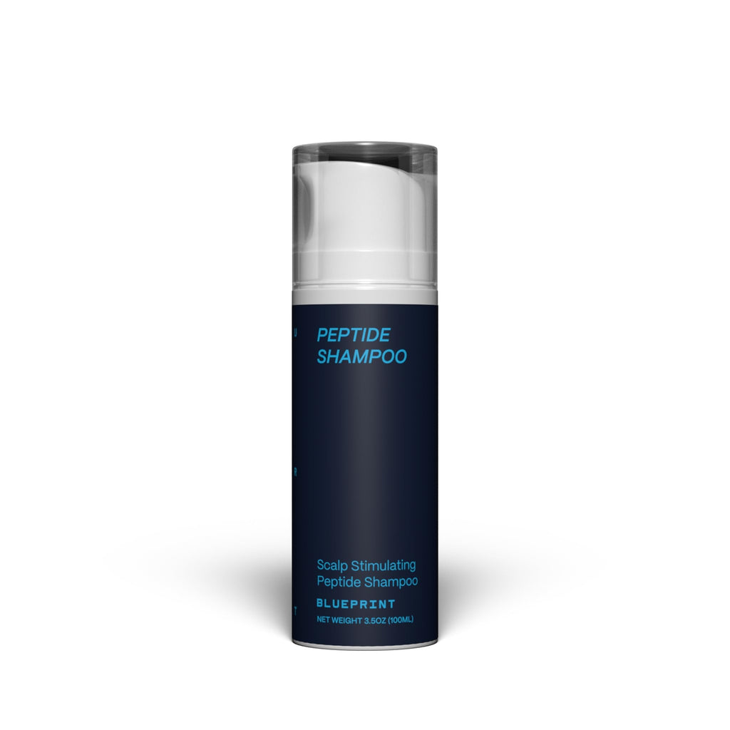 Blueprint Bryan Johnson Peptide Shampoo – 8-Peptide Scalp Treatment with VEGF, Caffeine & Menthol (Fragrance-Free)