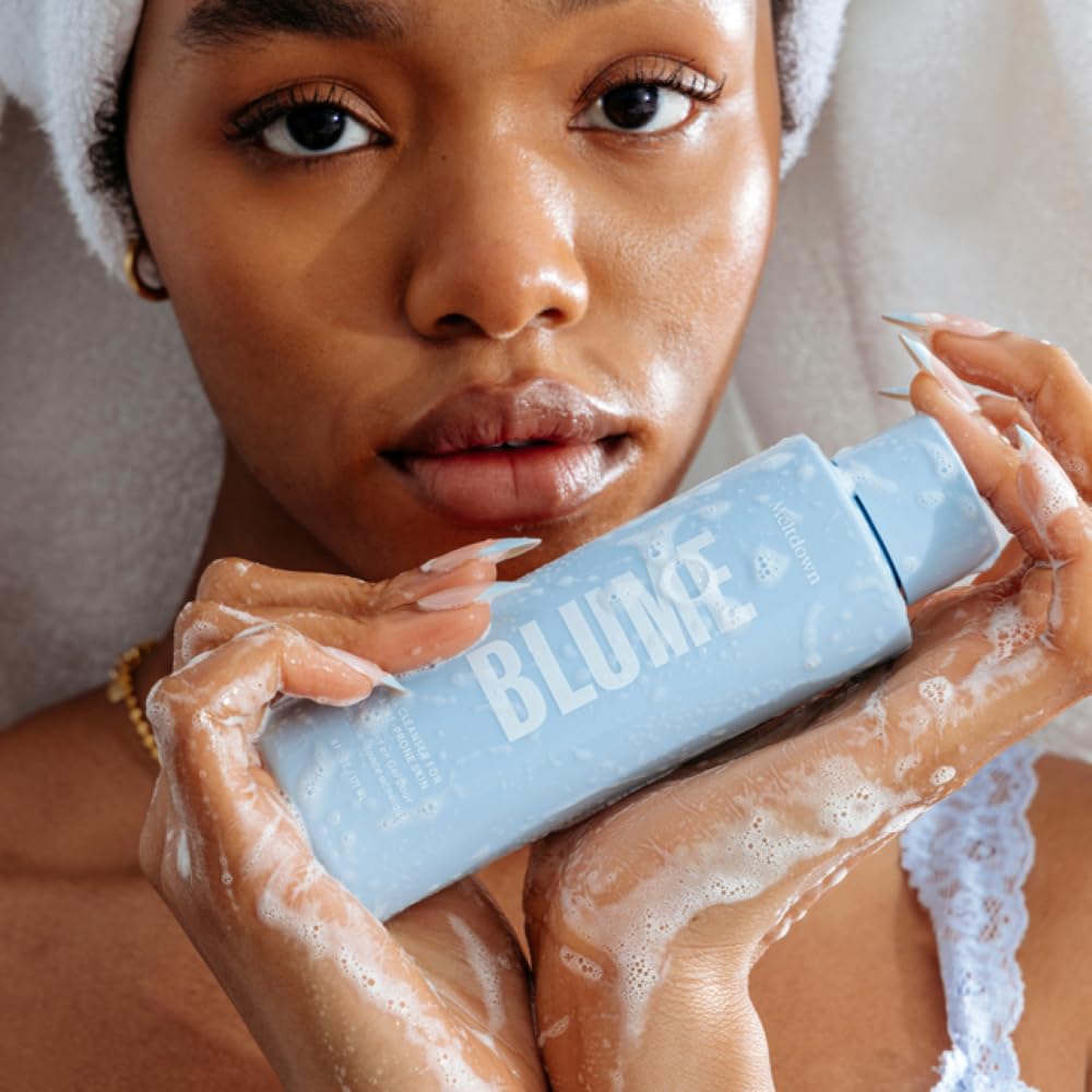 Blume Meltdown Salicylic Acid Cleanser — Balancing Gel for Oily Skin | Hydrating with Ceramides