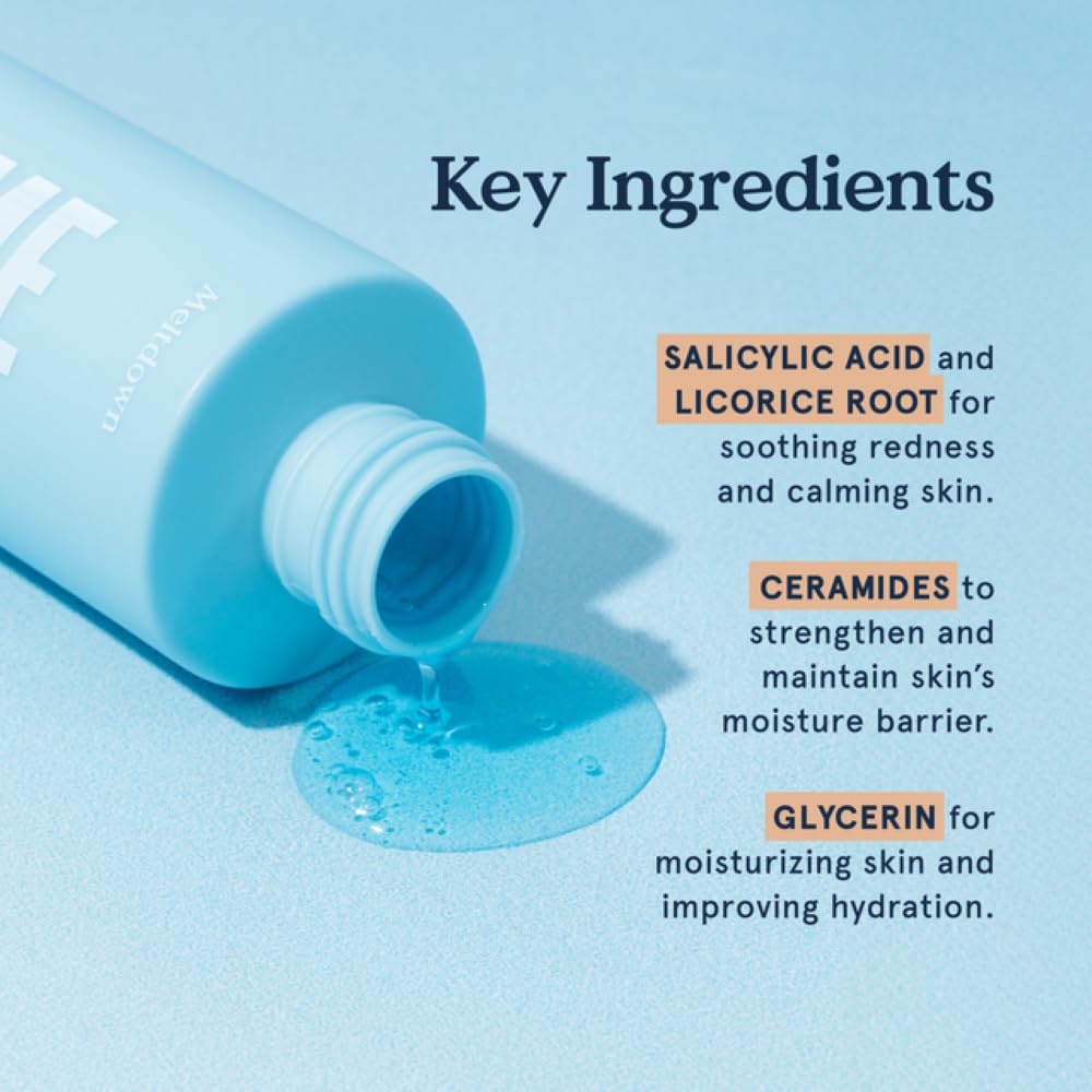 Blume Meltdown Salicylic Acid Cleanser — Balancing Gel for Oily Skin | Hydrating with Ceramides
