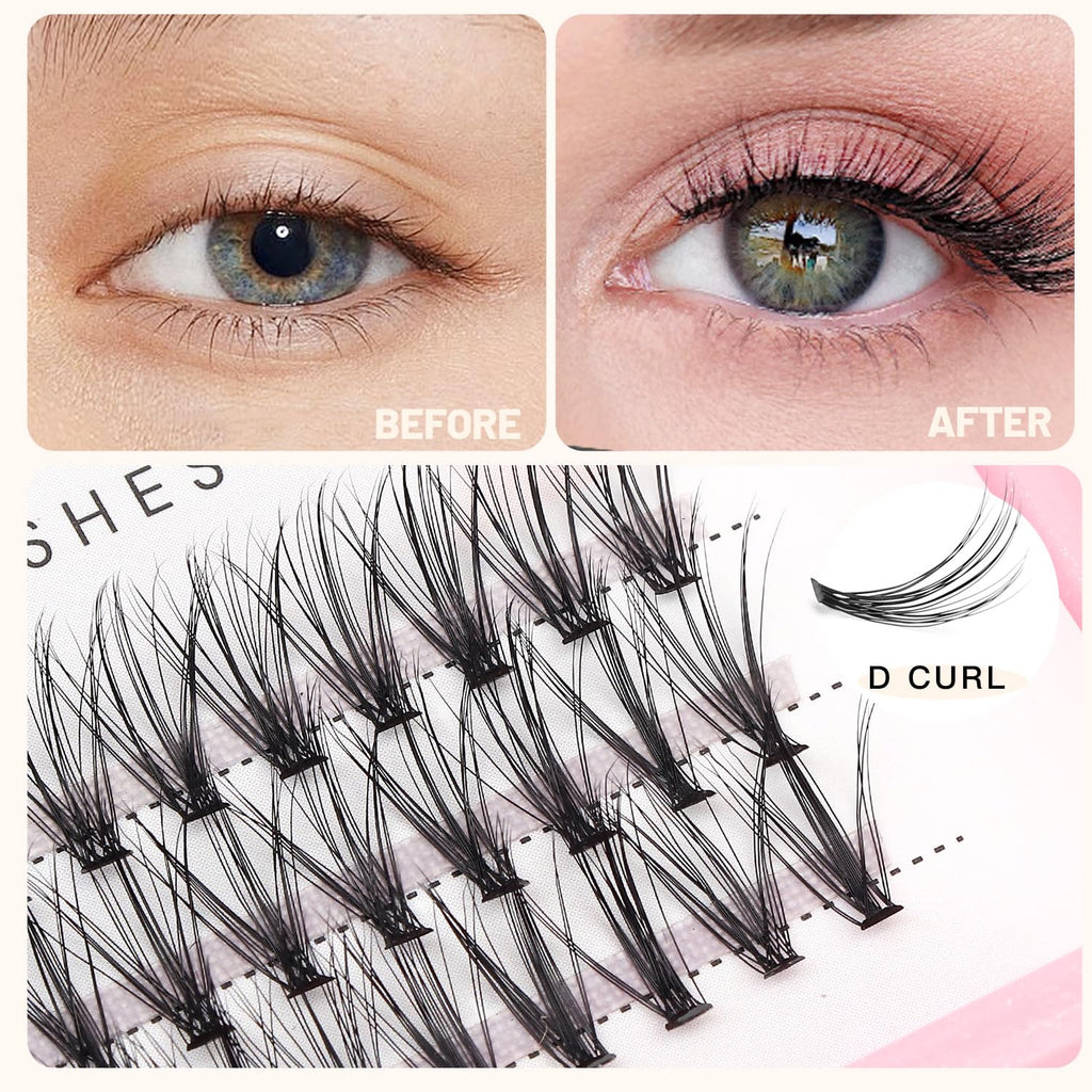 Bodermincer 20D False Eyelashes 0.07mm | Natural D Curl, 8–22mm | 5 Packs Bulk