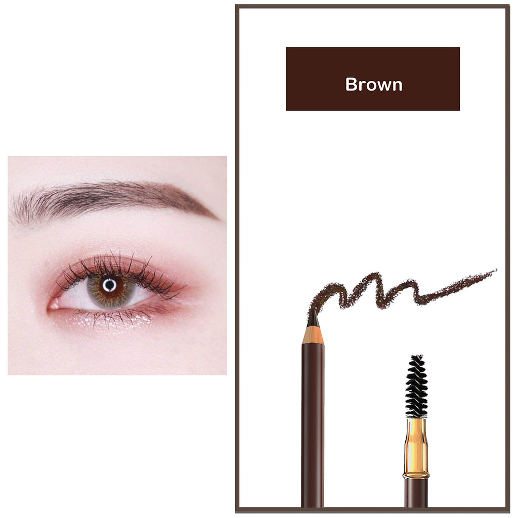 Bodermincer Eyebrow Pencil – Long-Lasting Waterproof Automatic Liner, 5 Colors (5pcs, 5# Brown)
