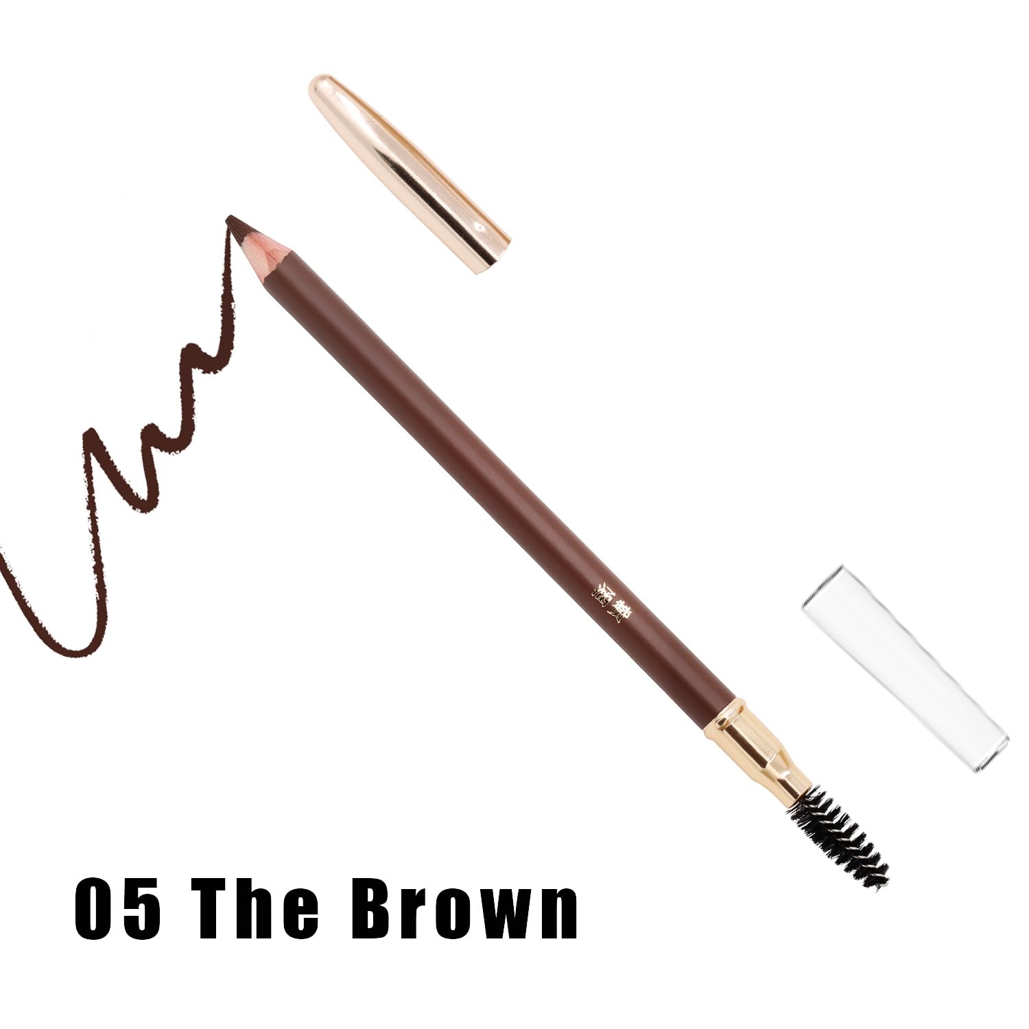 Bodermincer Eyebrow Pencil – Long-Lasting Waterproof Automatic Liner, 5 Colors (5pcs, 5# Brown)