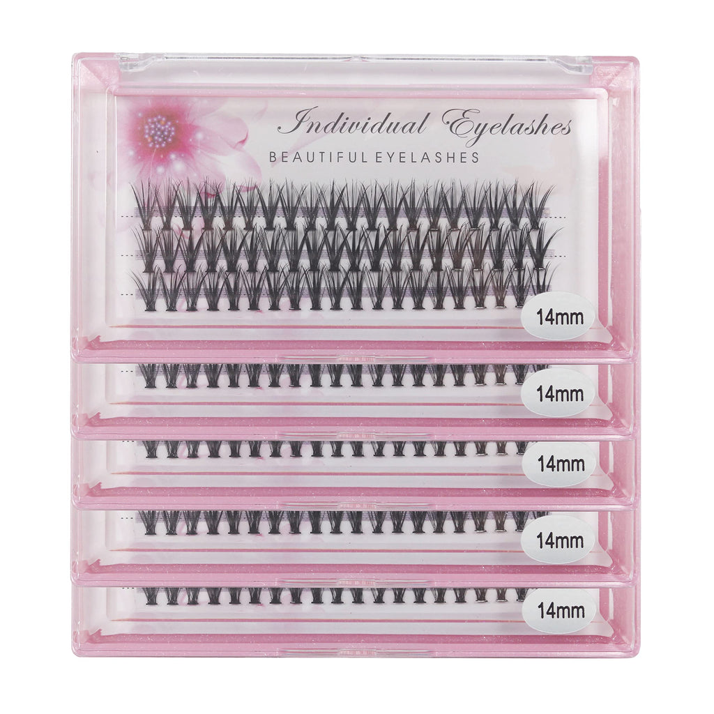 Bodermincer 20D False Eyelashes 0.07mm | Natural D Curl, 8–22mm | 5 Packs Bulk
