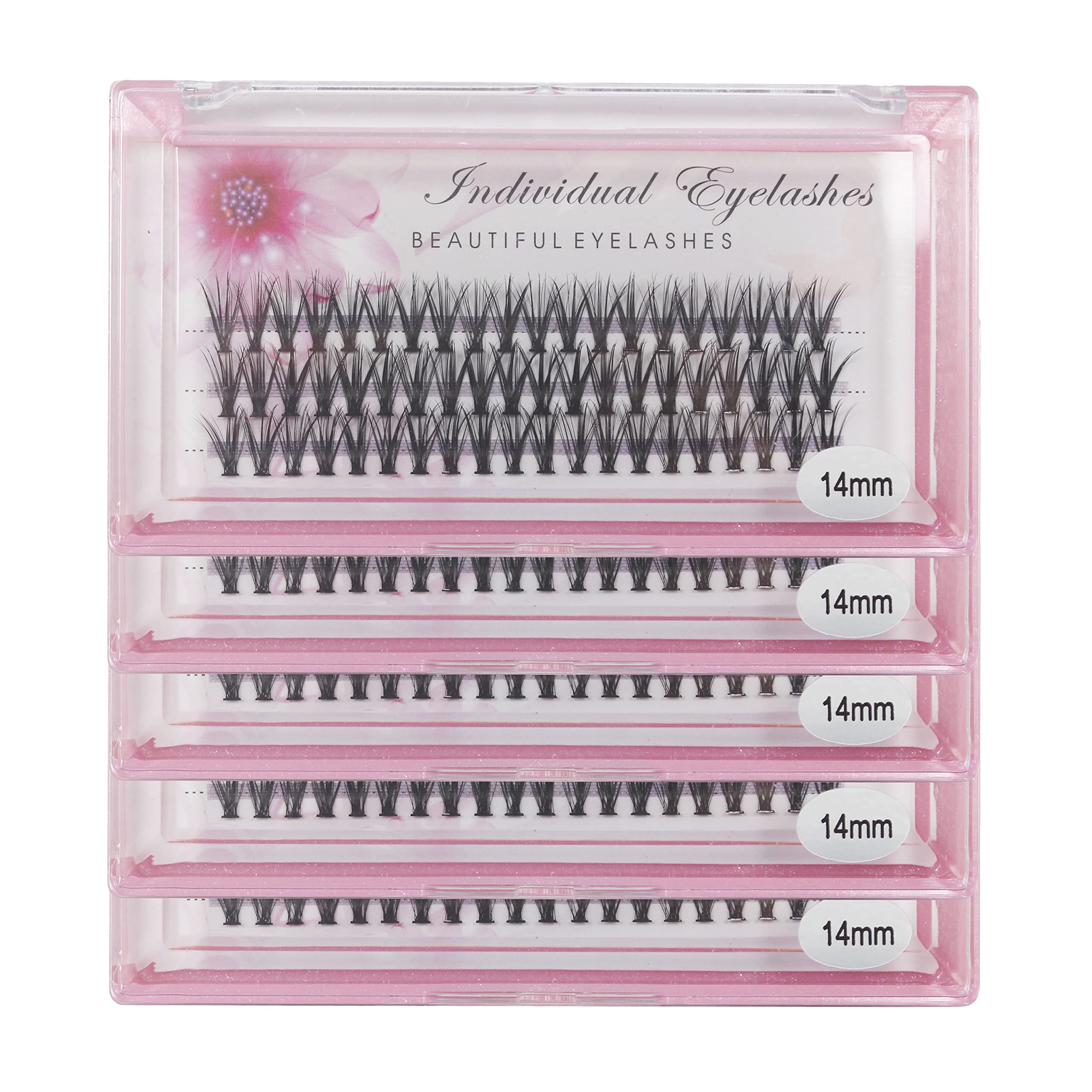 Bodermincer 20D False Eyelashes 0.07mm | Natural D Curl, 8–22mm | 5 Packs Bulk