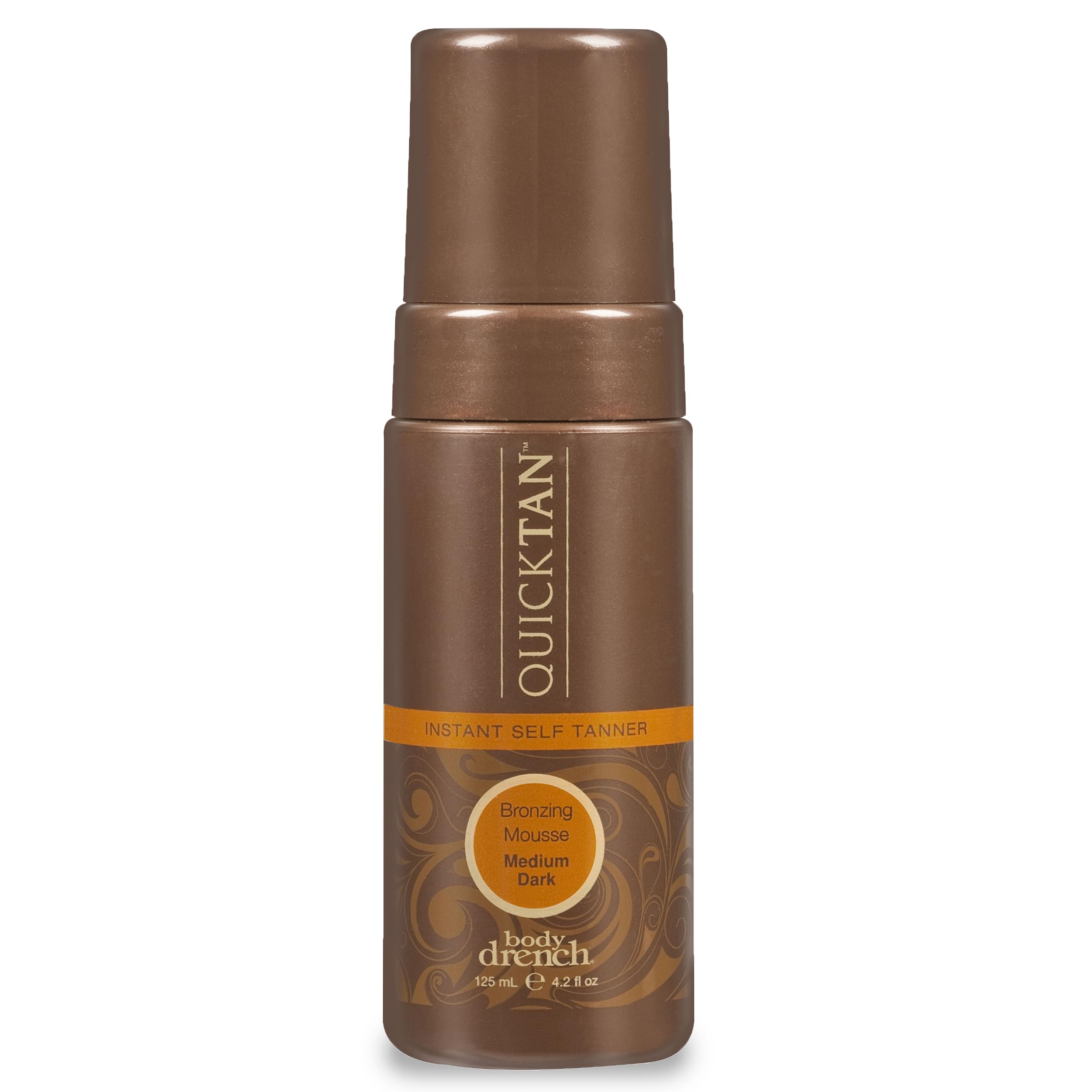 Body Drench QuickTan Self Tanner Mousse – Medium Dark Tan, 4.2 oz