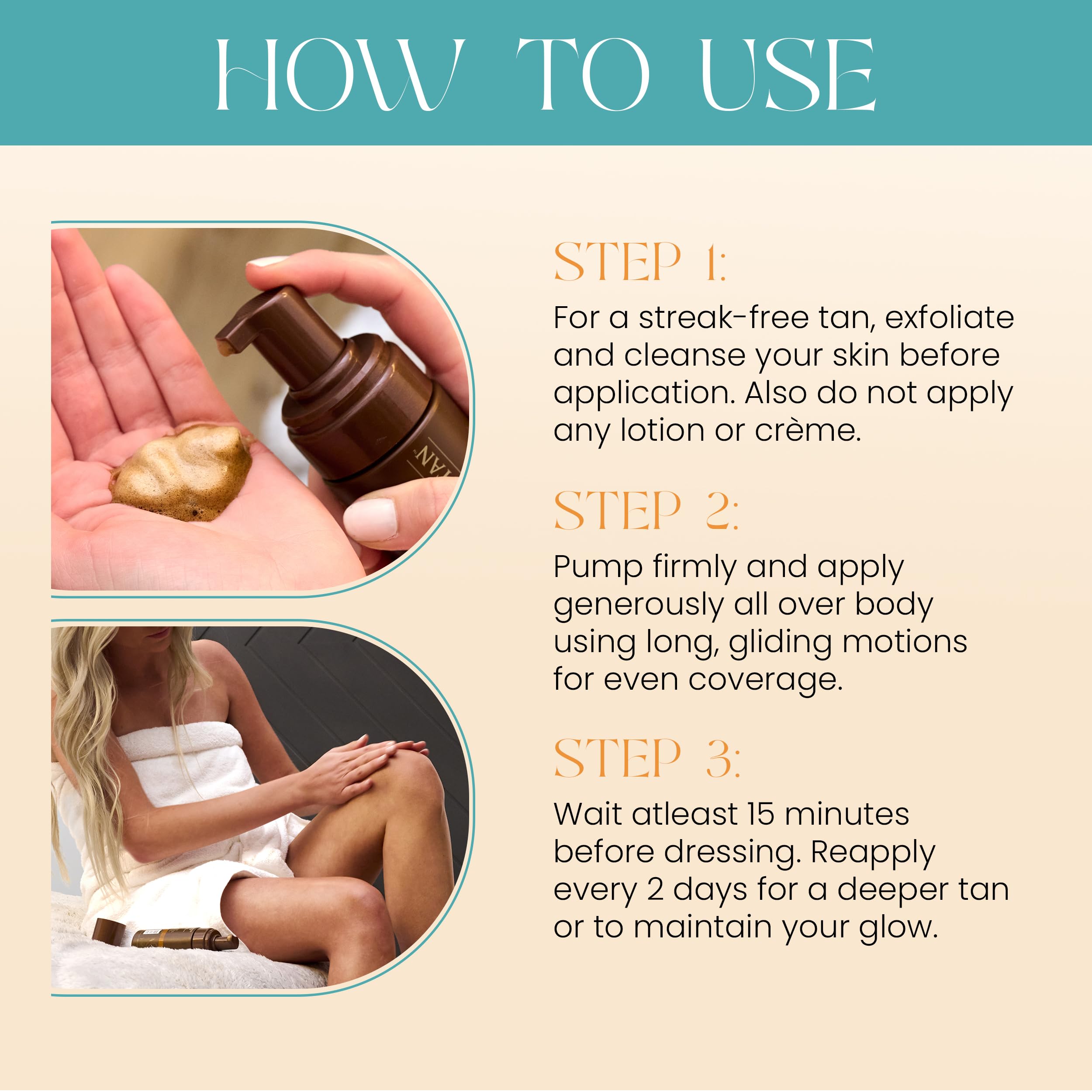 Body Drench QuickTan Self Tanner Mousse – Medium Dark Tan, 4.2 oz