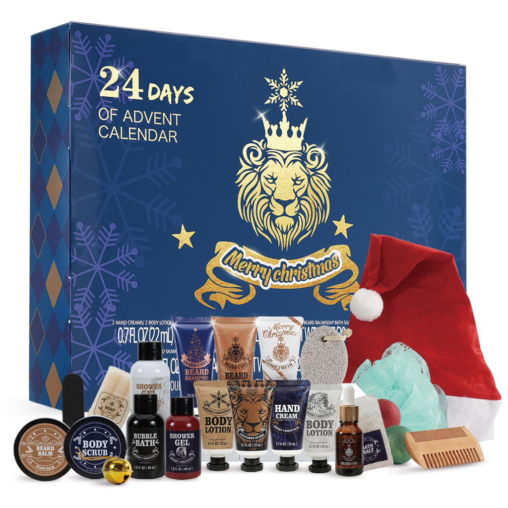 BODY & EARTH Advent Calendar 2025 – 24-Day Men's Skincare Gift
