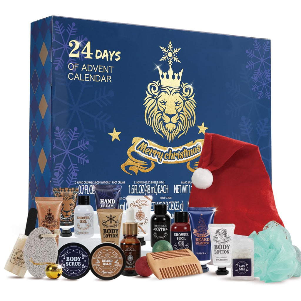 BODY & EARTH Advent Calendar 2025 – 24-Day Men's Skincare Gift