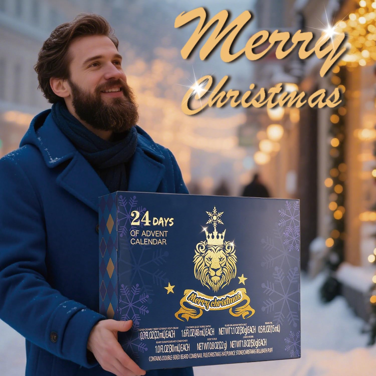BODY & EARTH Advent Calendar 2025 – 24-Day Men's Skincare Gift