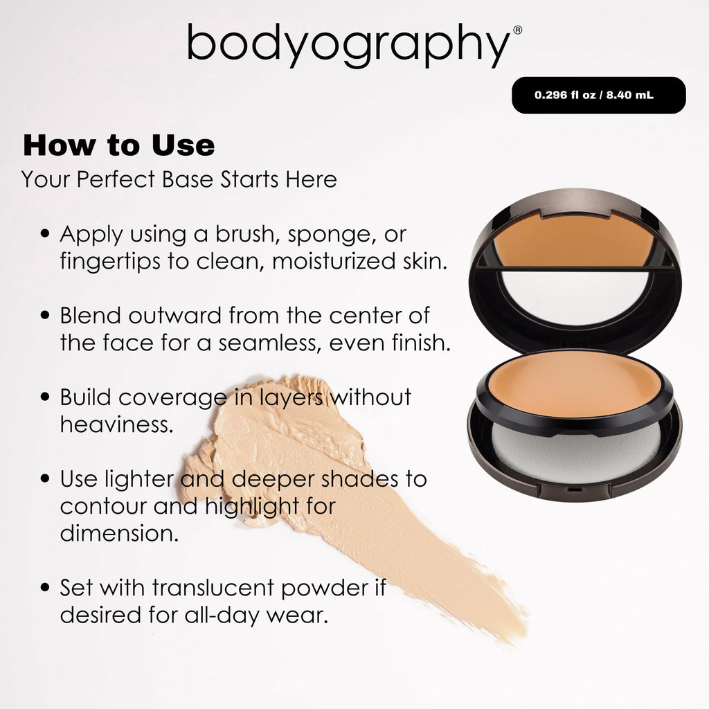 Bodyography Silk Cream Foundation #01 Fair – Weightless, Buildable Coverage & Hydration