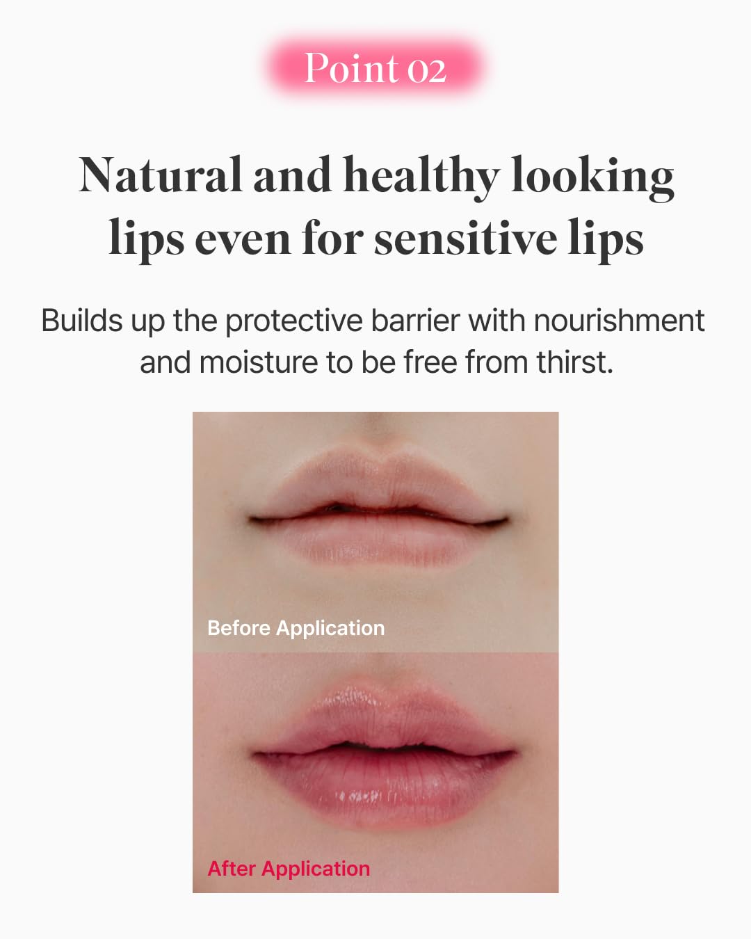 BOM COSMETICS Dewy Lip Balm #6 Pure Rose – Sheer Glow Lip Care with Vitamin E & Shea Butter