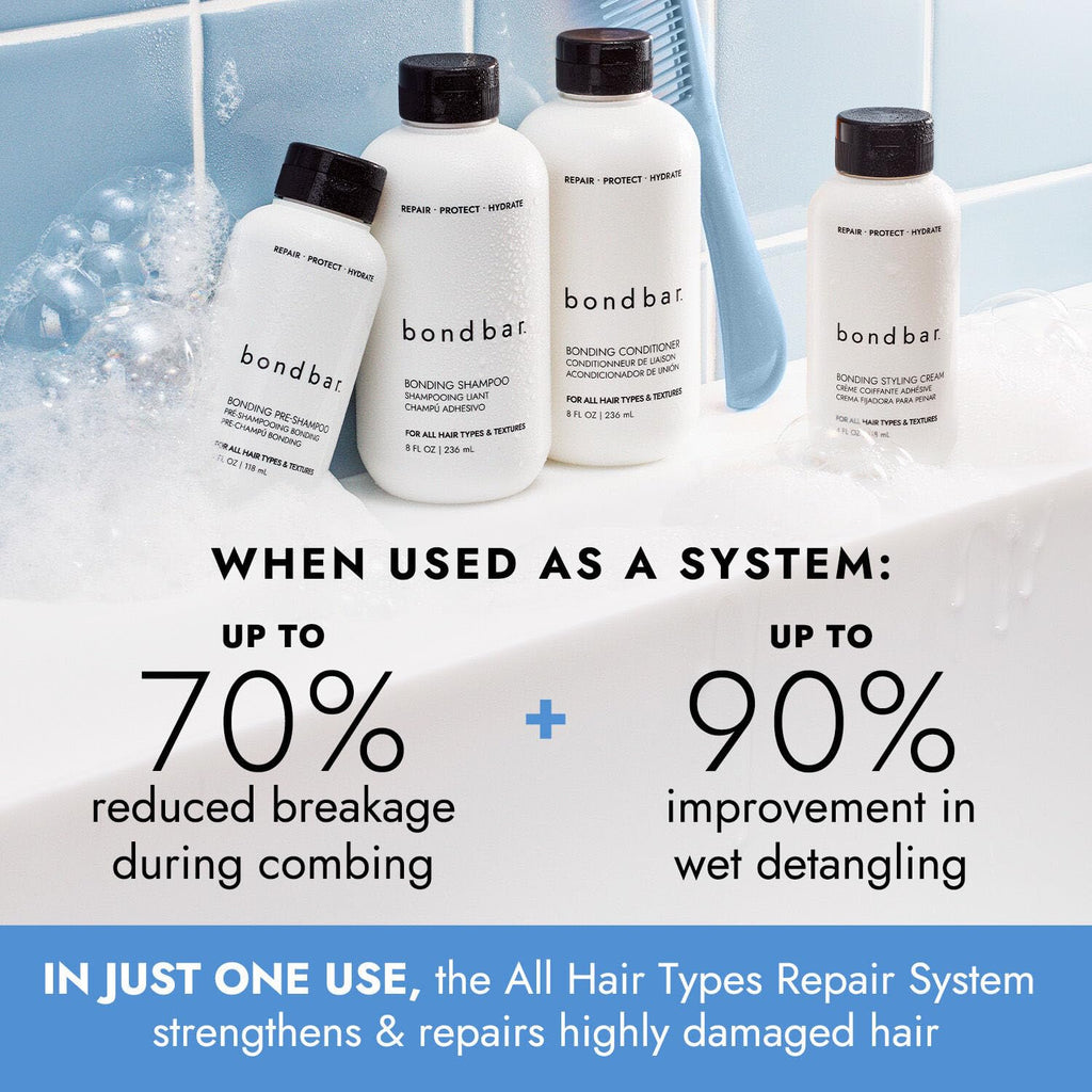 Bondbar Bonding Essential Kit – Repair, Hydrate & Protect Hair (4 x 4 oz)