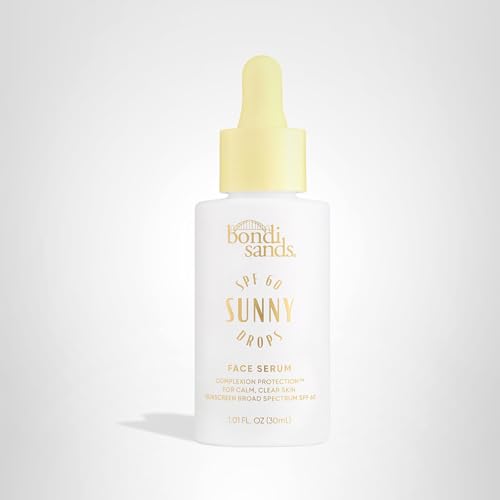 Bondi Sands Sunny Drops SPF 60 Face Serum – Hydrating, Oil-Free Broad Spectrum Sunscreen (1.01 fl oz)