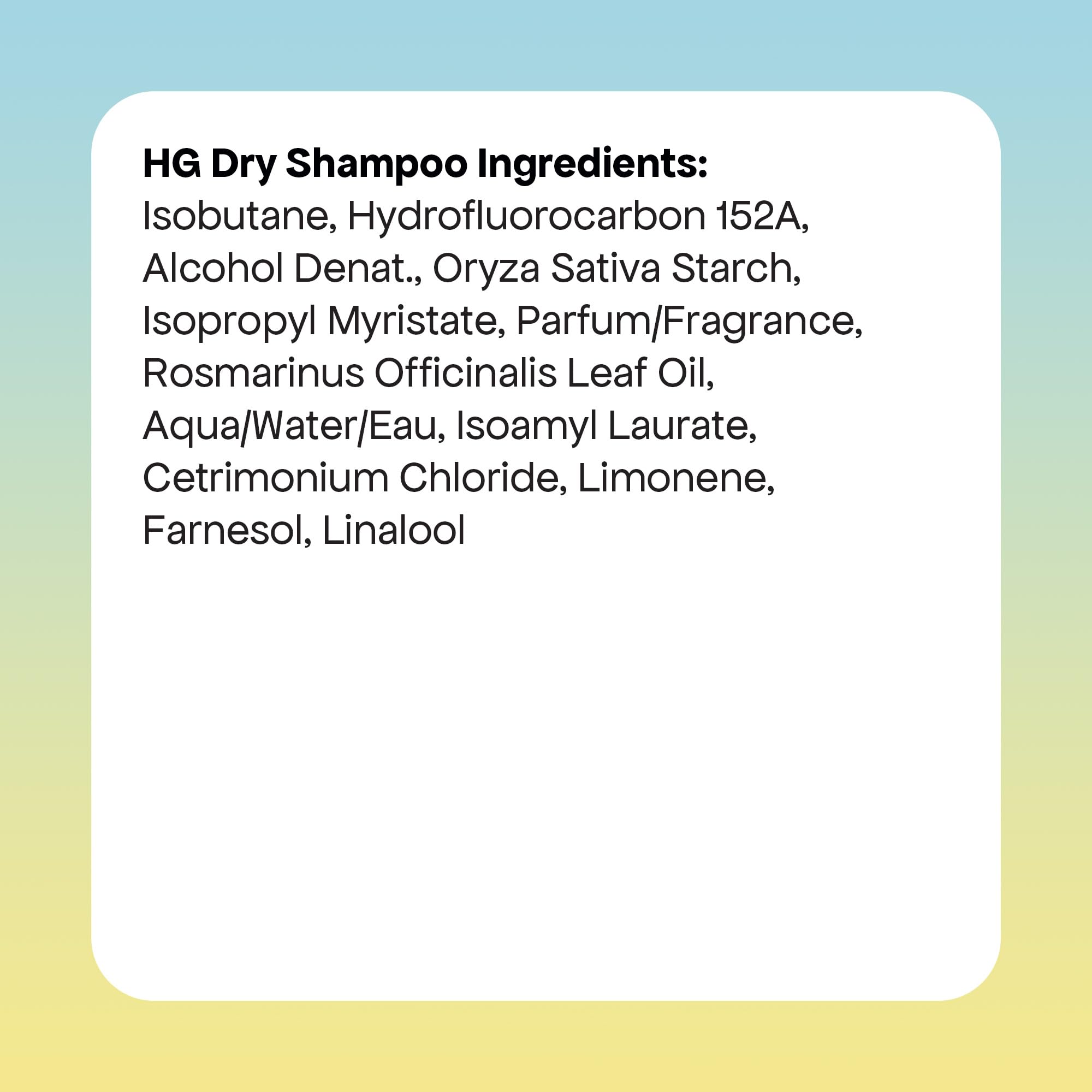 BONDIBOOST HG Dry Shampoo for Women & Men – Instant Cleanse, Volume Boost, Rosemary, 3.95 oz