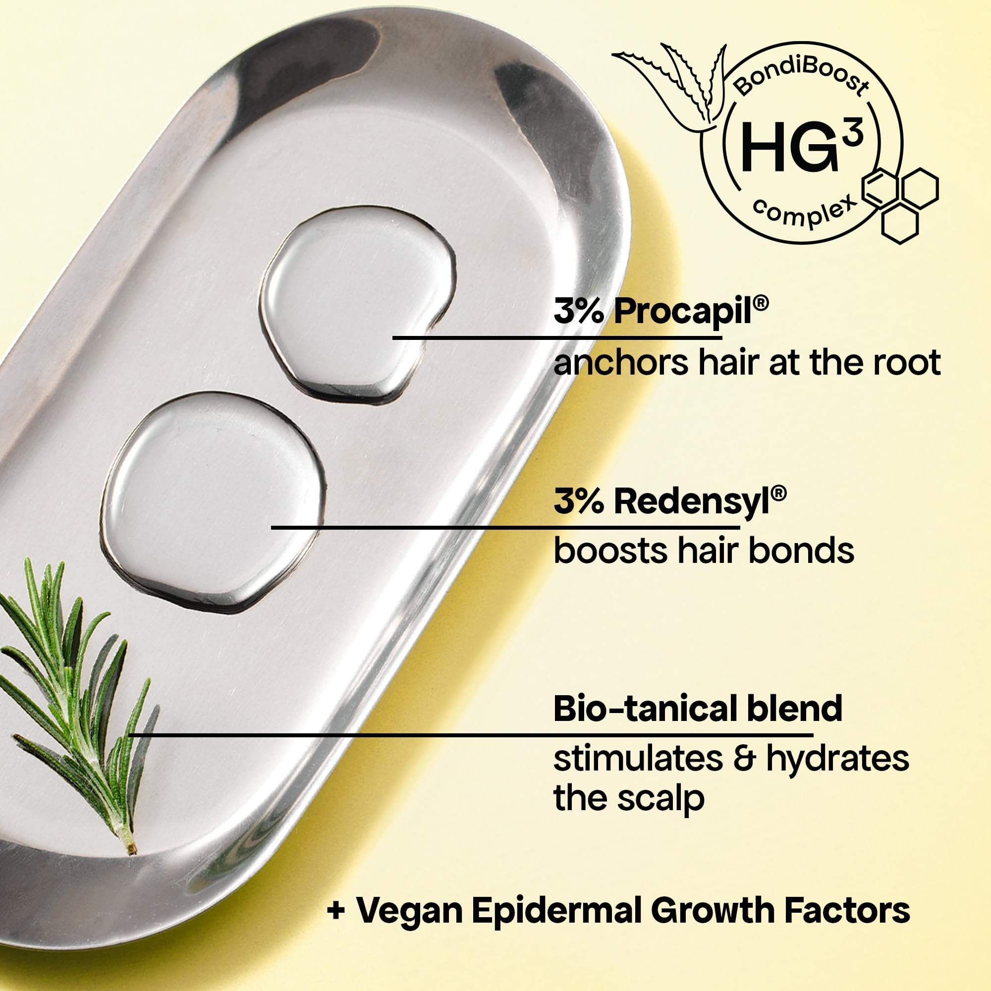 BondiBoost HG Lock Drops Daily Hair Serum for Women – Non-Greasy, Color-Safe & Thicker-Looking Hair