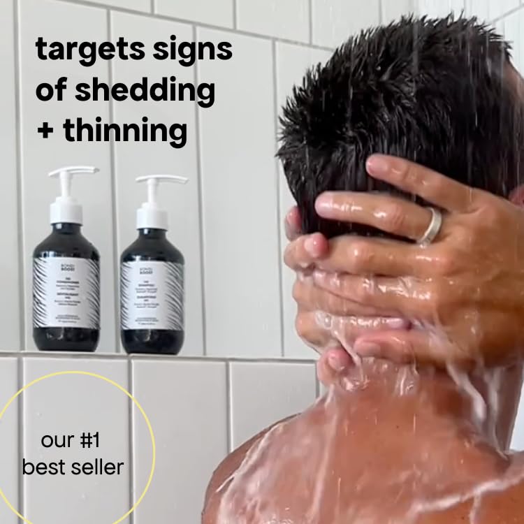 BONDIBOOST HG Anti-Thinning Shampoo – Fuller, Thicker-Looking Hair | Sulfate-Free