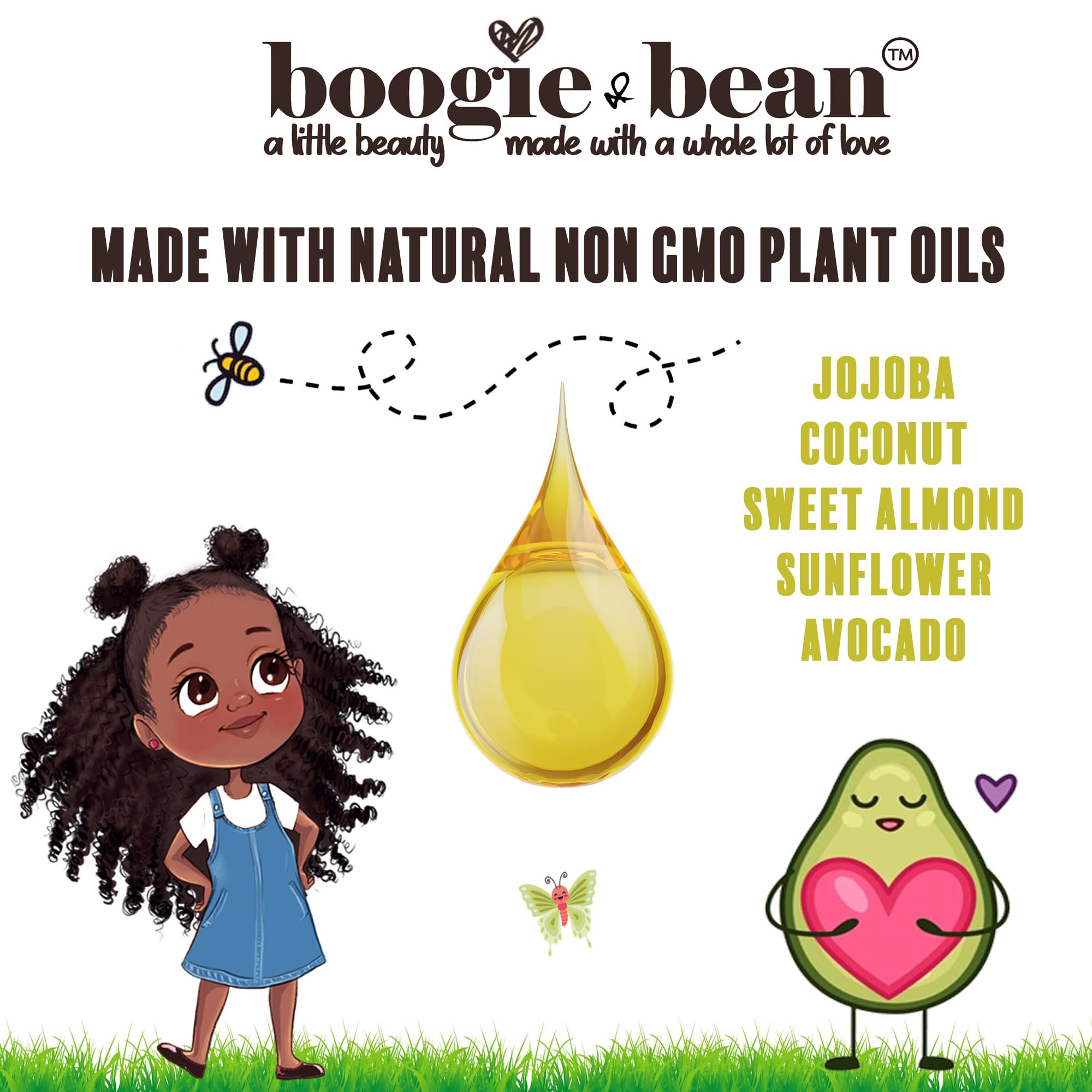 Boogie and Bean Castor Oil – Cold-Pressed, USP, Non-GMO for Skin & Hair