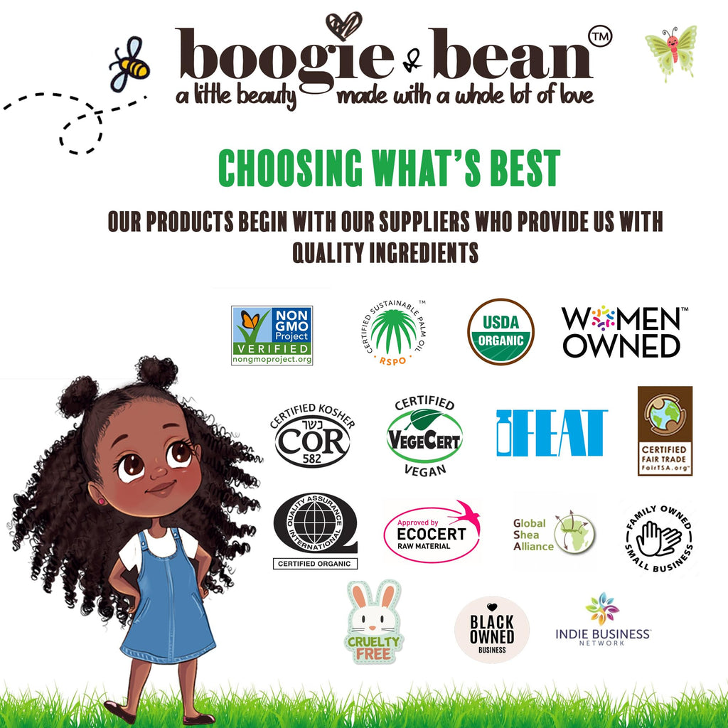 Boogie and Bean Kids Hair Growth Oil – Rosemary, Non-GMO