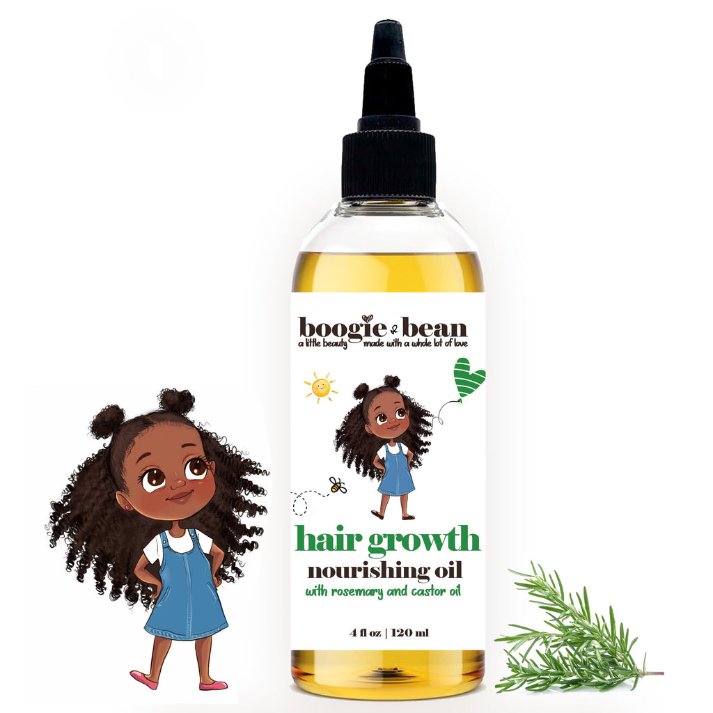 Boogie and Bean Kids Hair Growth Oil – Rosemary, Non-GMO