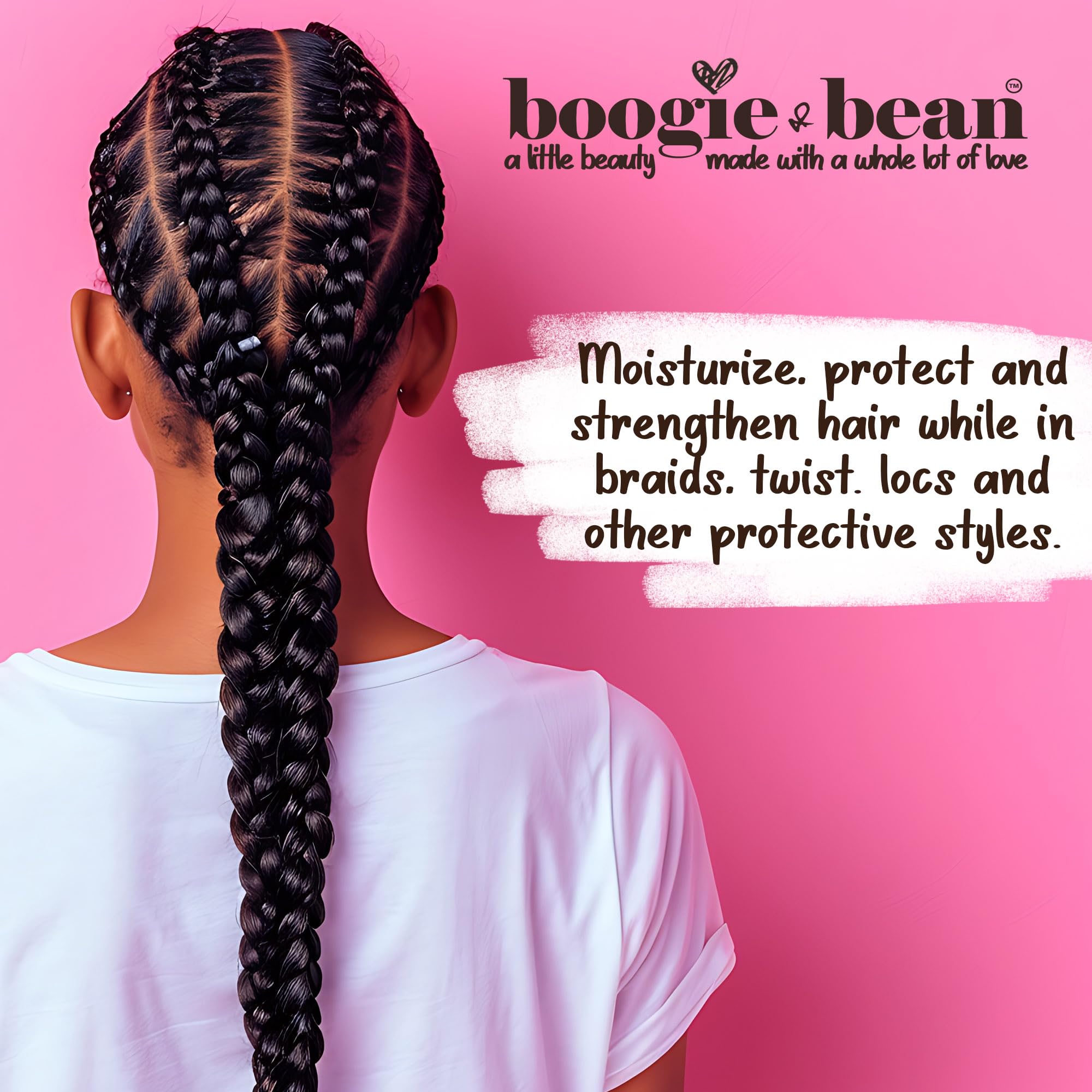 Boogie and Bean Kids Hair Growth Oil – Rosemary, Non-GMO