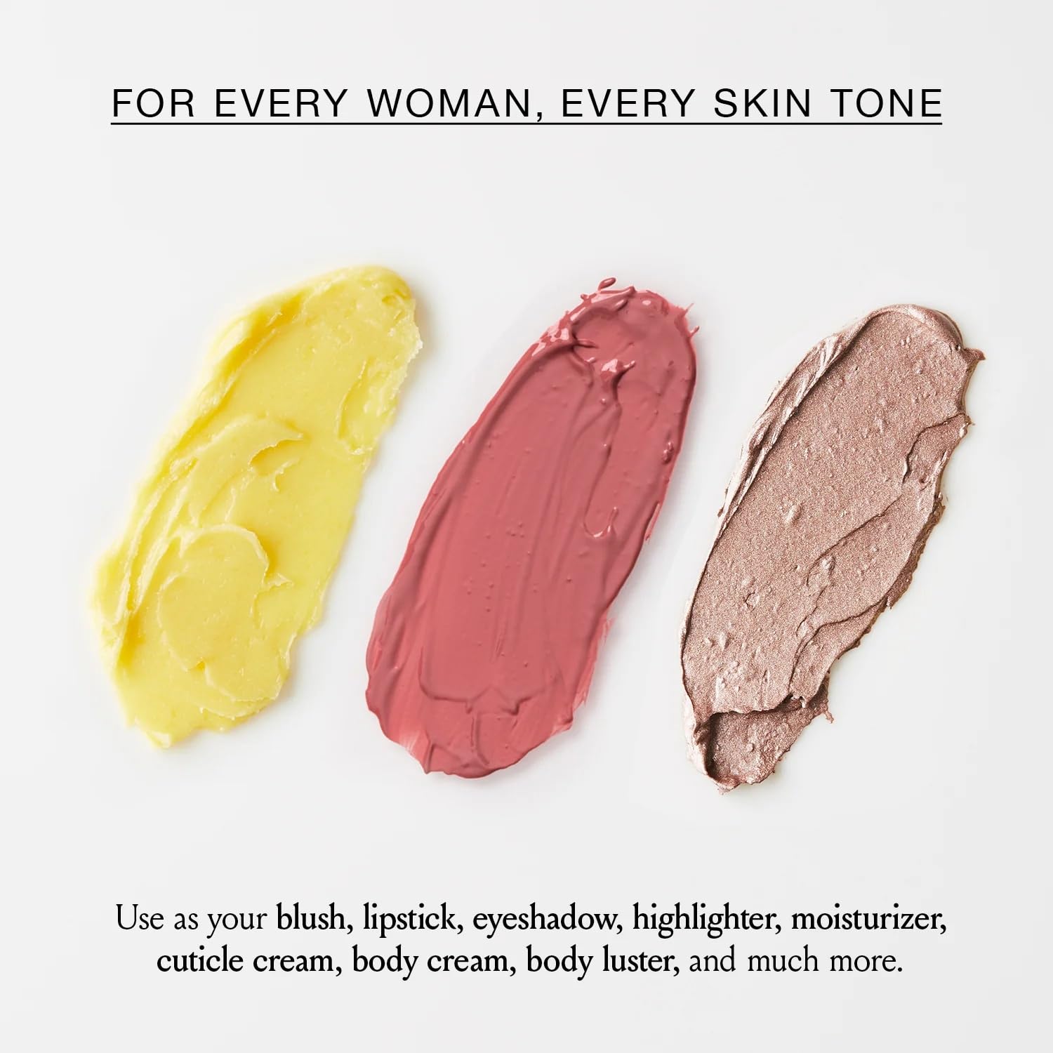 Boomstick Trio Rose Nude 3 Pack – Cream Blush, Highlighter & Moisturizer | BOOM! by Cindy Joseph
