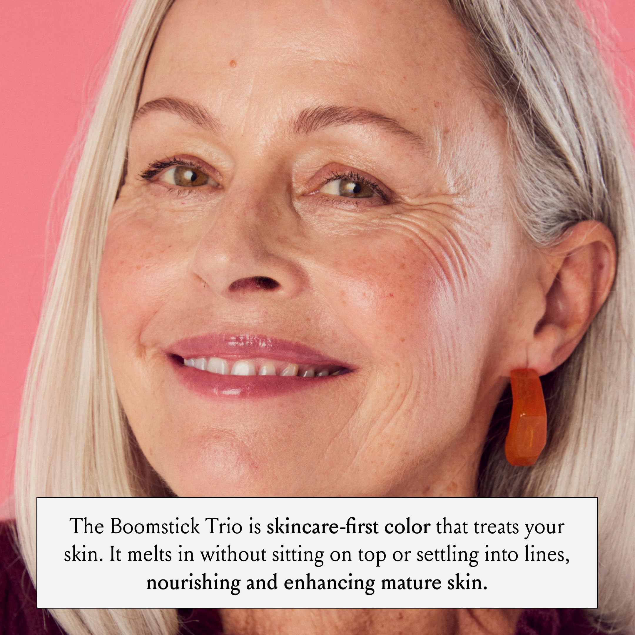Boomstick Trio Color 3 Pack — Cream Blush, Highlighter & Moisturizer for Mature Skin | BOOM! by Cindy Joseph