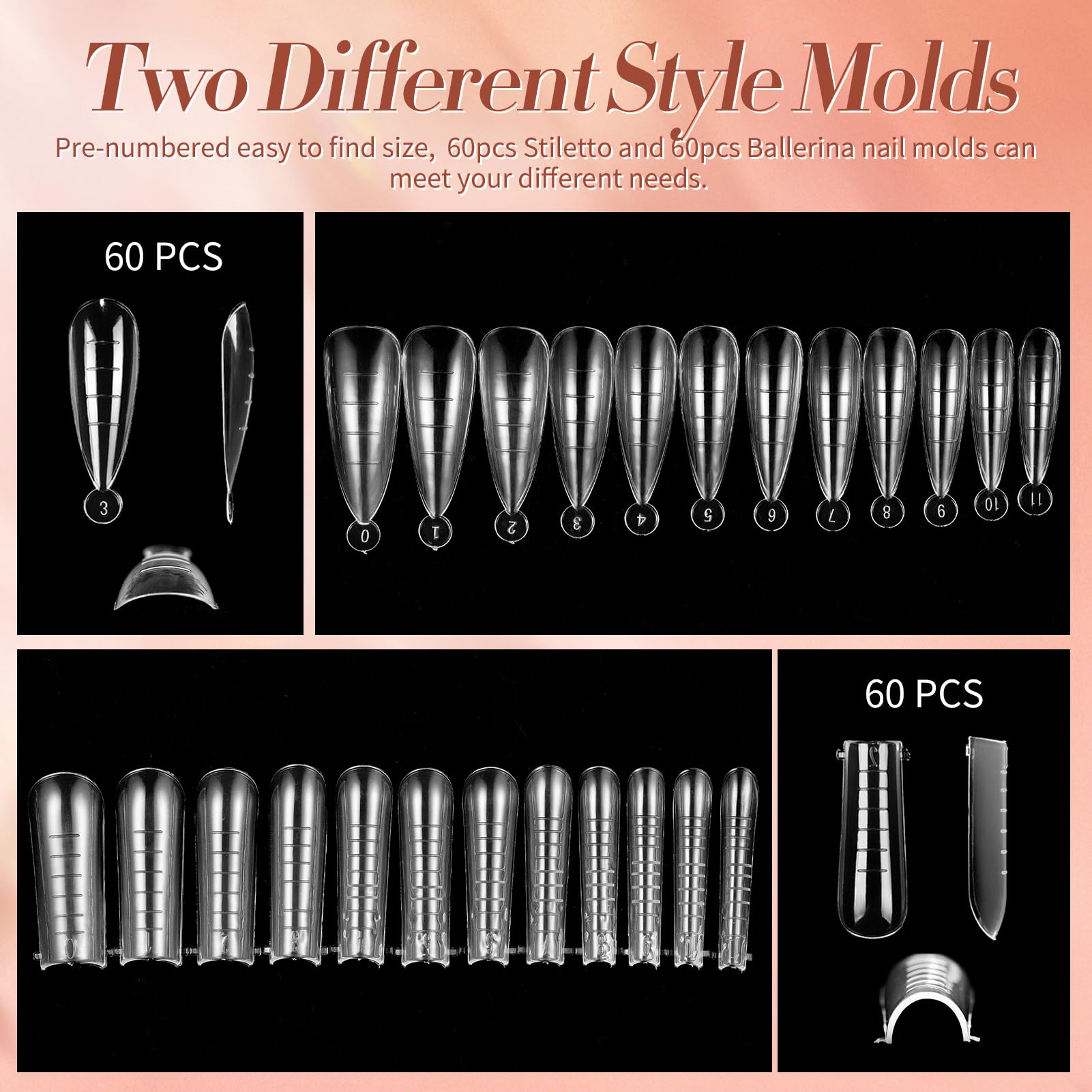 Born Pretty Poly Extension Gel Kit – 12 Colors Nude Pink Set with Mini LED Lamp, Base Coat & Top Coat
