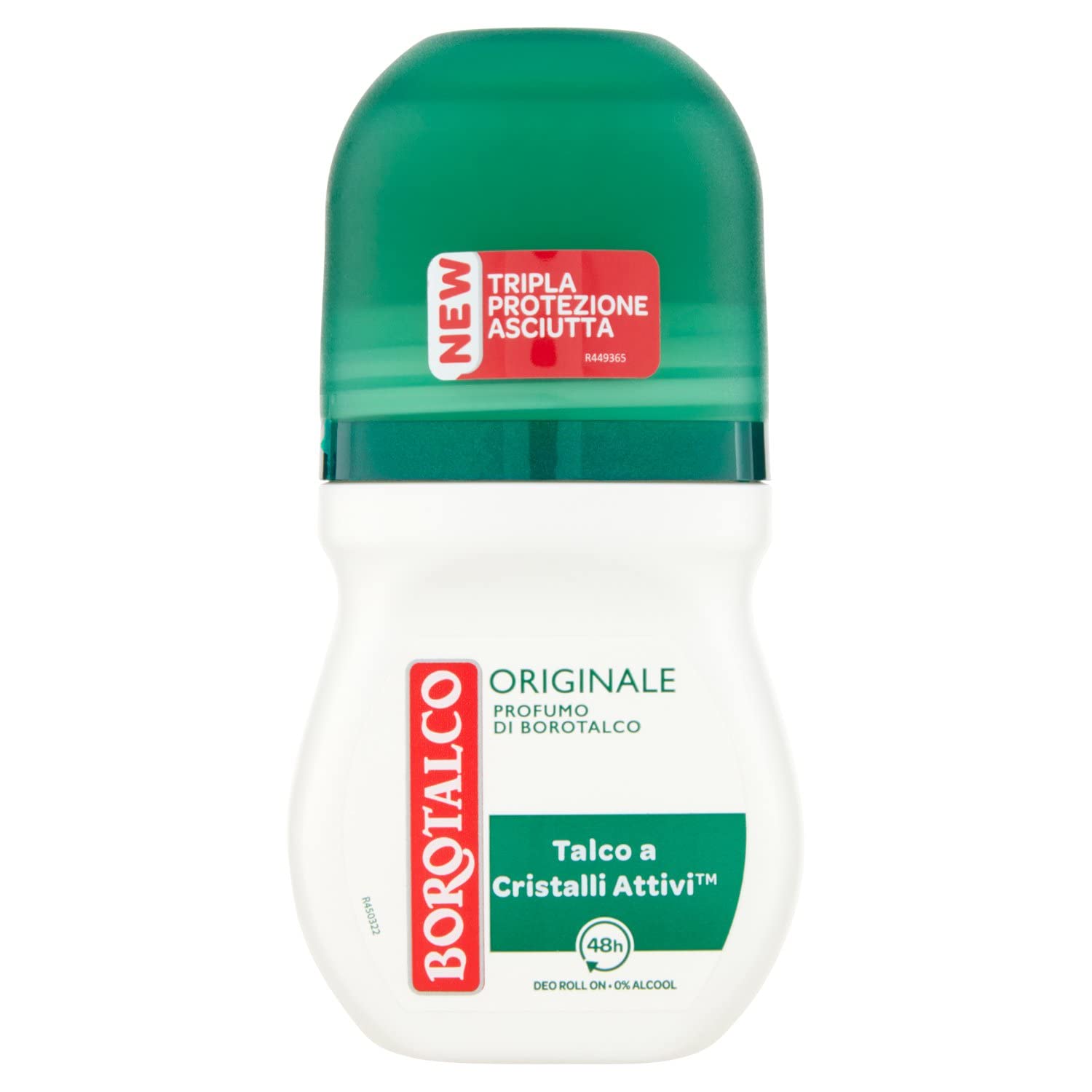Borotalco Original Microtalc Roll-On Deodorant 50ml (2-Pack) – 48h Freshness