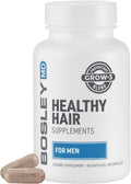 BosleyMD Men’s Healthy Hair Growth Supplements – DHT-Blocking Botanicals, Biotin & Zinc | 60 Capsules (2-Month Supply)