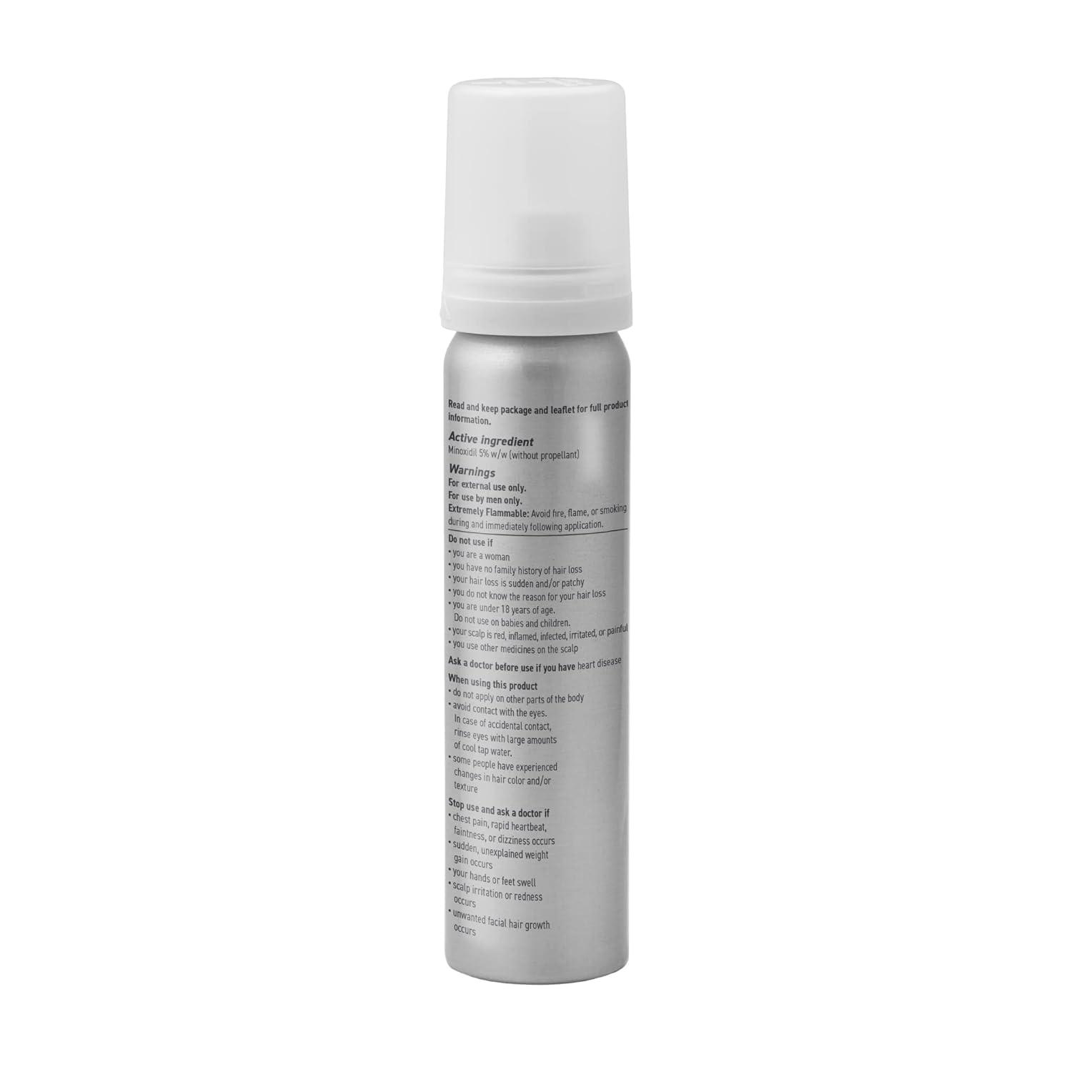 BosleyMD Minoxidil Foam 5% – Extra Strength Hair Regrowth Treatment (2 oz, 1-Month Supply)