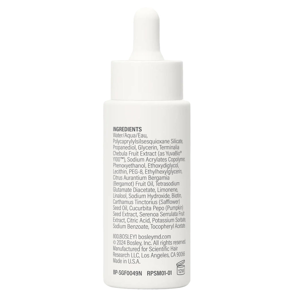 BosleyMD Revive+ Densifying Serum for Men – Drug-Free Hair Regrowth with Biotin, Saw Palmetto & Y100
