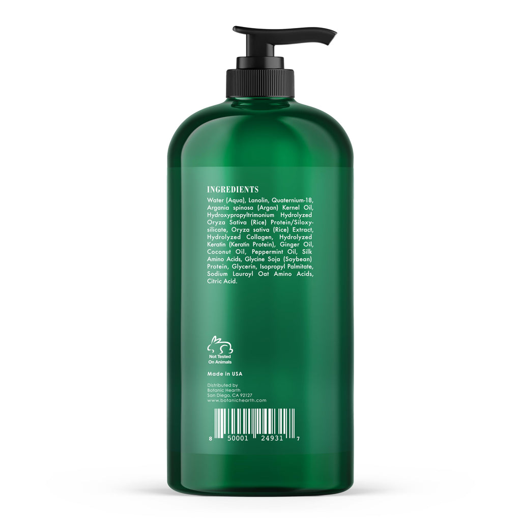 Botanic Hearth Peppermint Hair Conditioner – For Dry, Damaged & Color-Treated Hair | Volumizing, Paraben & Sulfate Free | 16 Fl Oz