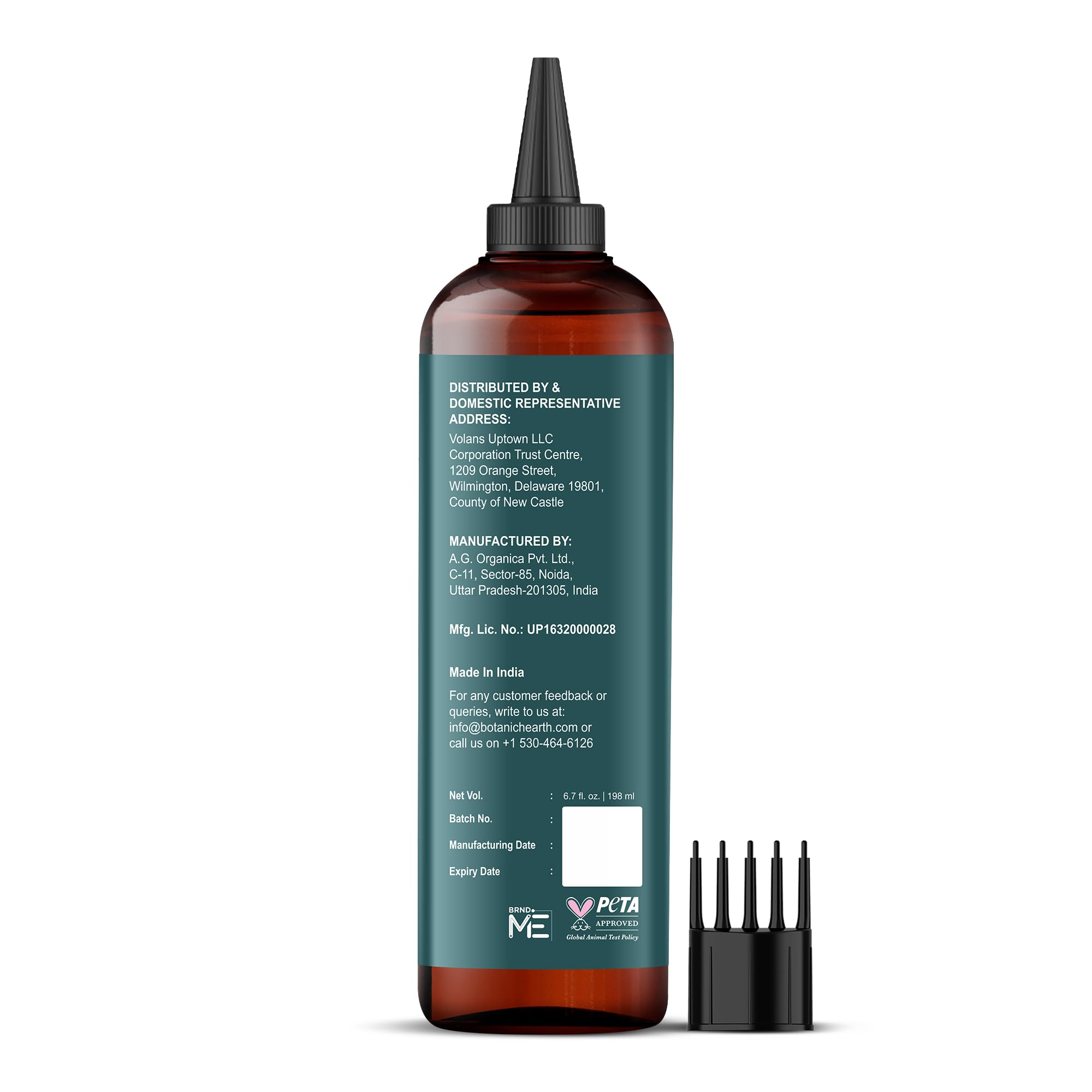Botanic Hearth Hair Oil for Growth and Scalp Care | Rosemary and Pumpkin Seed, 6.7 fl oz
