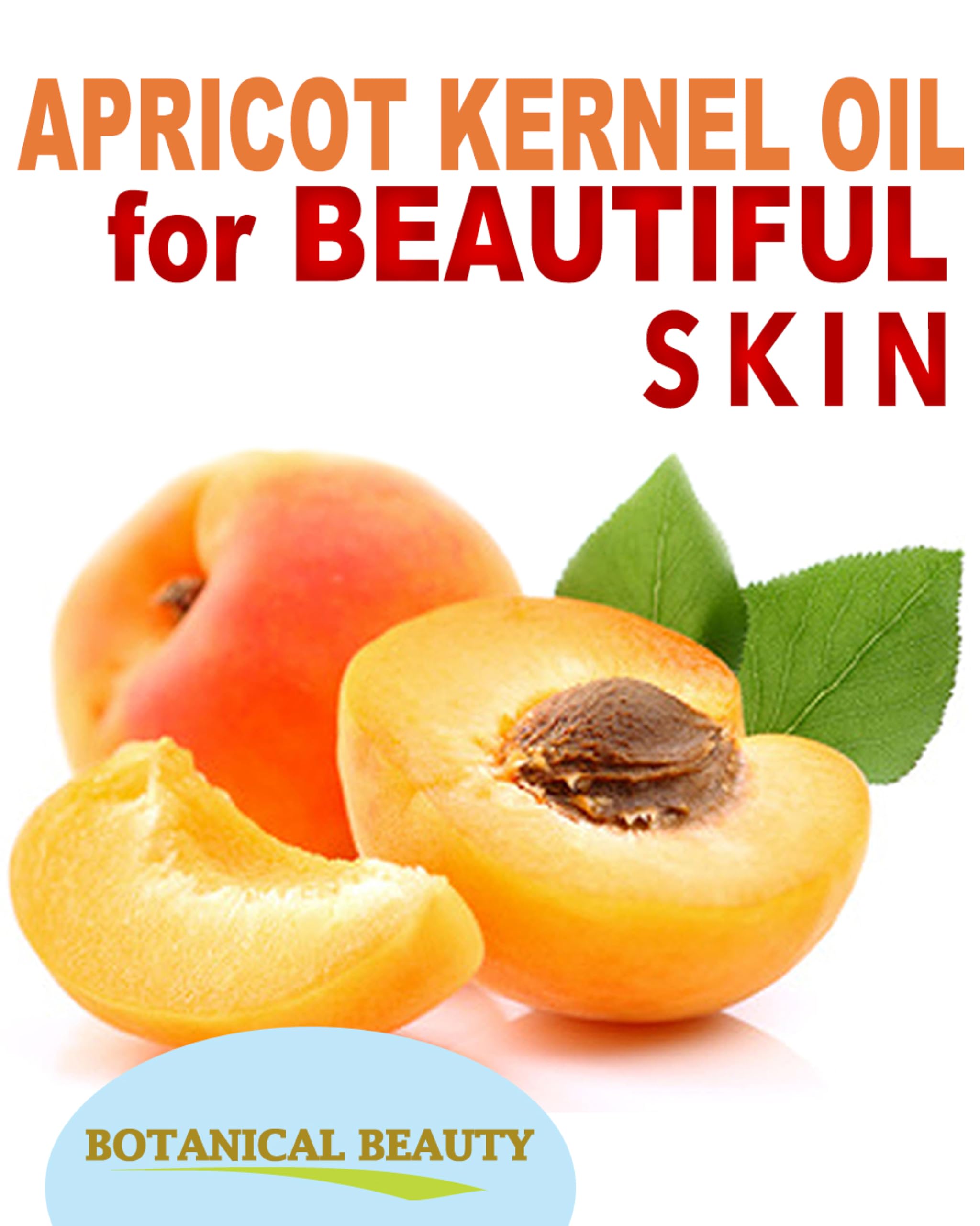 Botanical Beauty Organic Apricot Kernel Oil - 2 oz Virgin Cold-Pressed Carrier Oil for Face, Hair & Skin