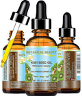 Botanical Beauty Kiwi Seed Oil – 100% Pure Virgin Cold-Pressed Carrier Oil for Face, Skin, Hair | 1 Fl Oz