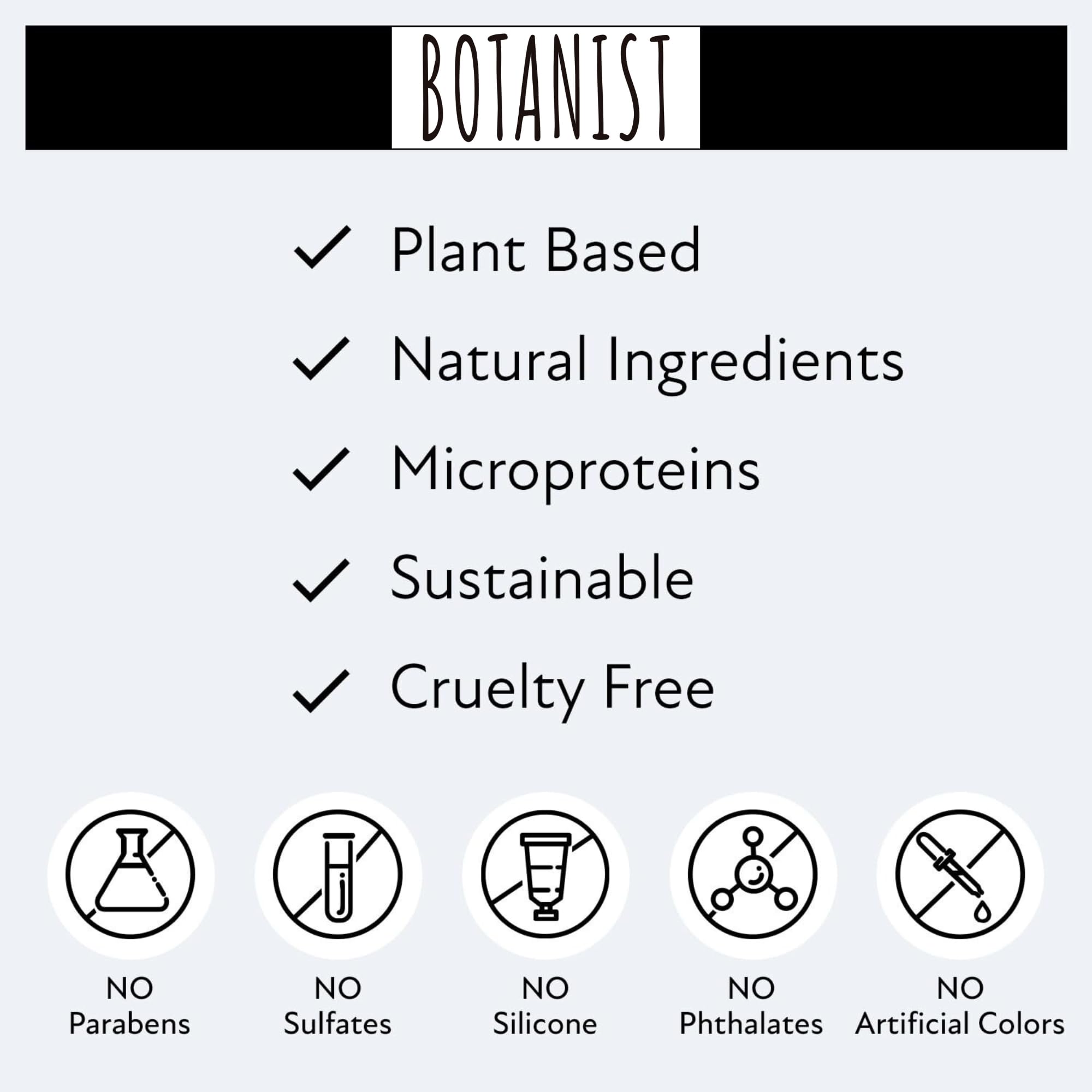 Botanist Organic Body Wash & Shampoo Set — Hydrating, Sulfate-Free, Japanese Keratin & Honey