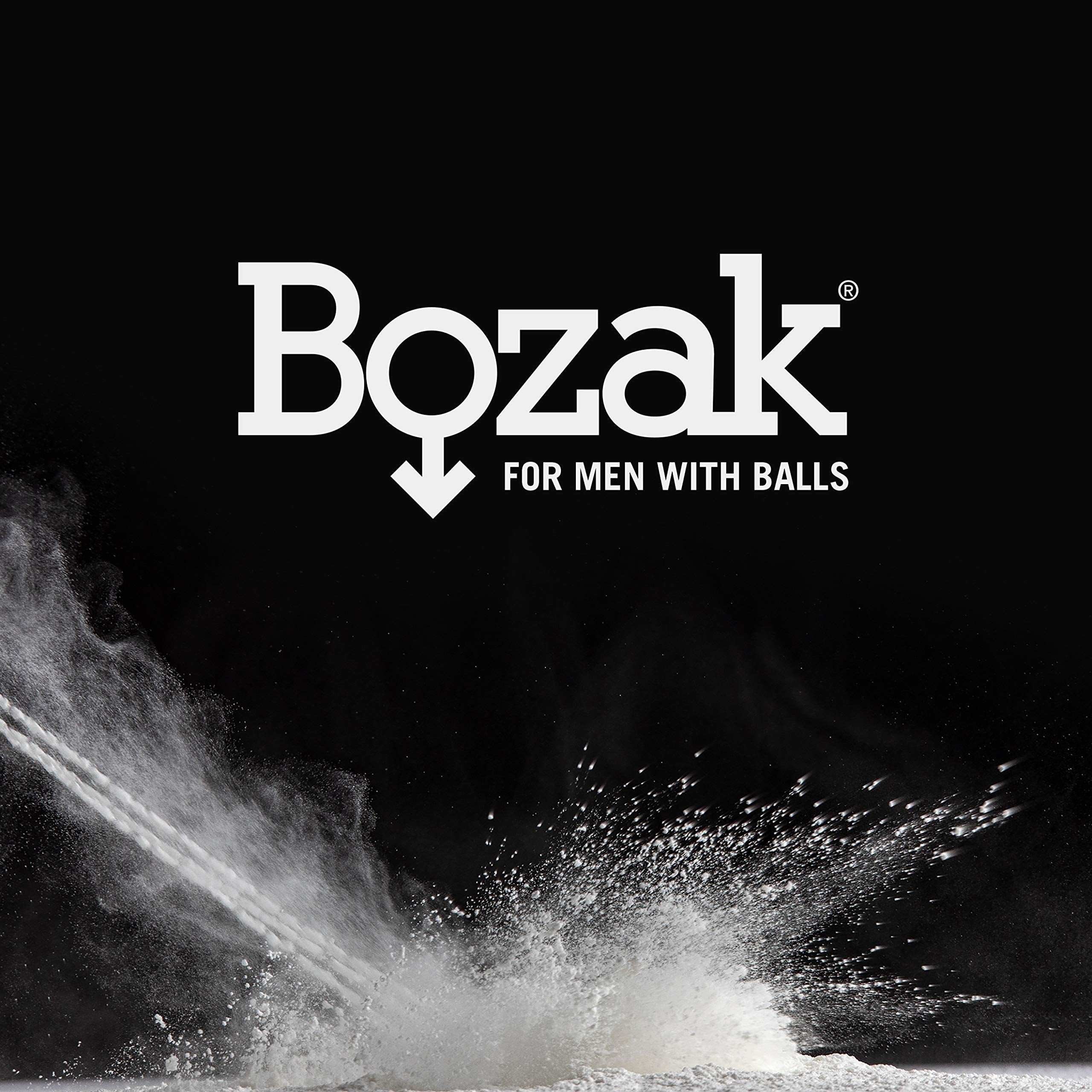 Bozak Cooling Body & Foot Powder for Men – Talc-Free, Menthol, 4 oz (2-Pack)