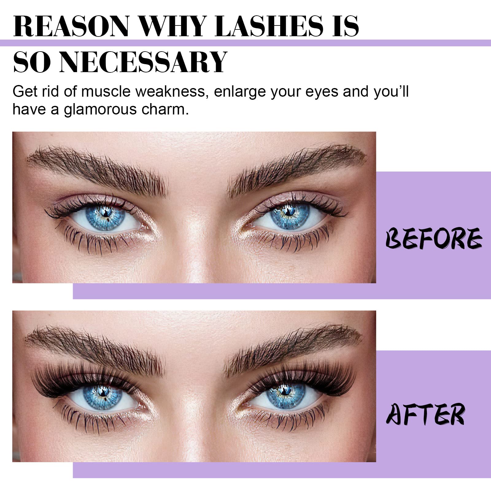 B&Qaugen Lash Clusters Kit 280PCS – DIY Eyelash Extensions (30D/40D, C Curl) with Bond & Seal